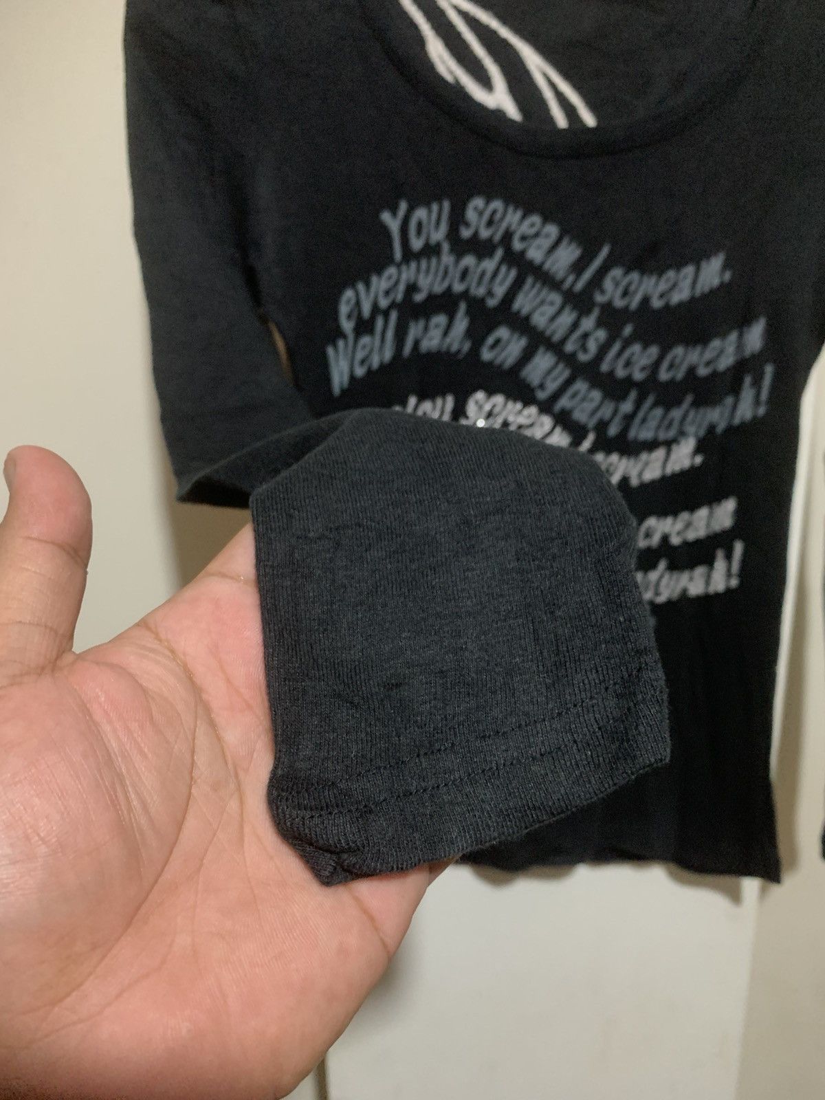 Hysteric Glamour × Undercover Japanese Scream Poem Quotes Longsleve Tee Shirt Size M / US 6-8 / IT 42-44 - 2 Thumbnail