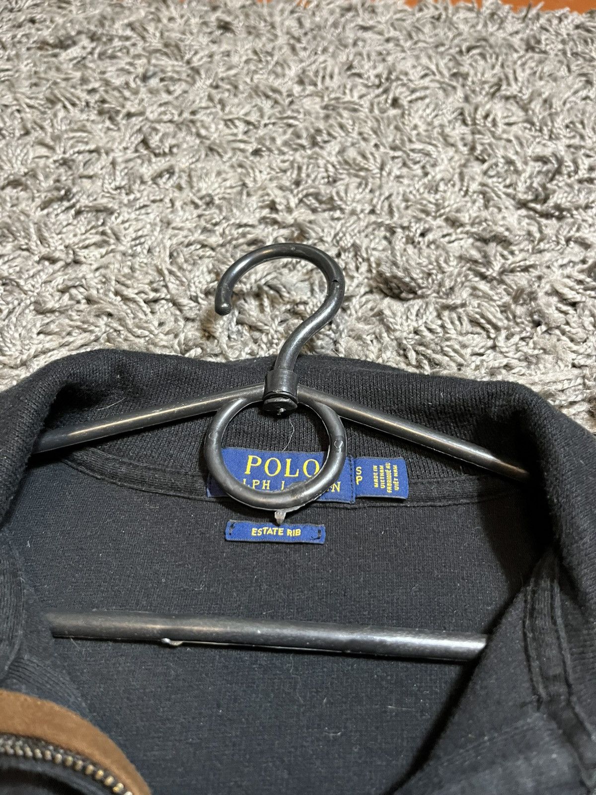 RALPH LAUREN 1/4 ZIP OLD MONEY STYLE COTTON SWEATER