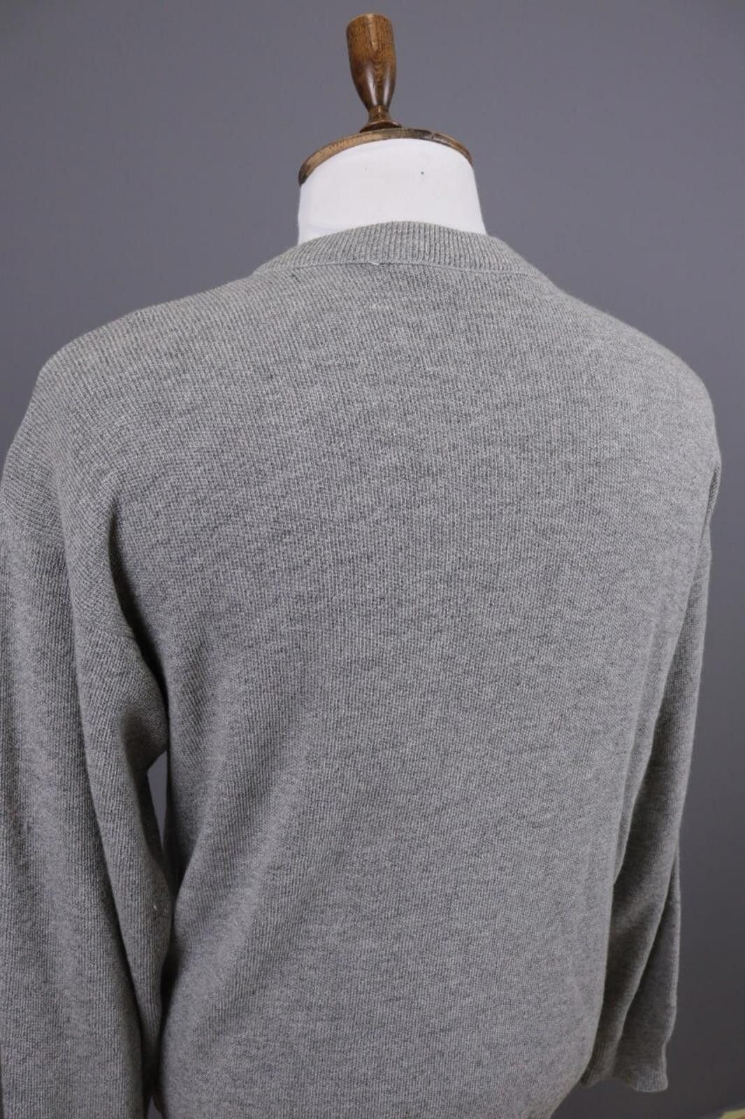 Lacoste Lacoste Gray Wool Button Down Sweater Size 4 / M Size US M / EU 48-50 / 2 - 12 Thumbnail