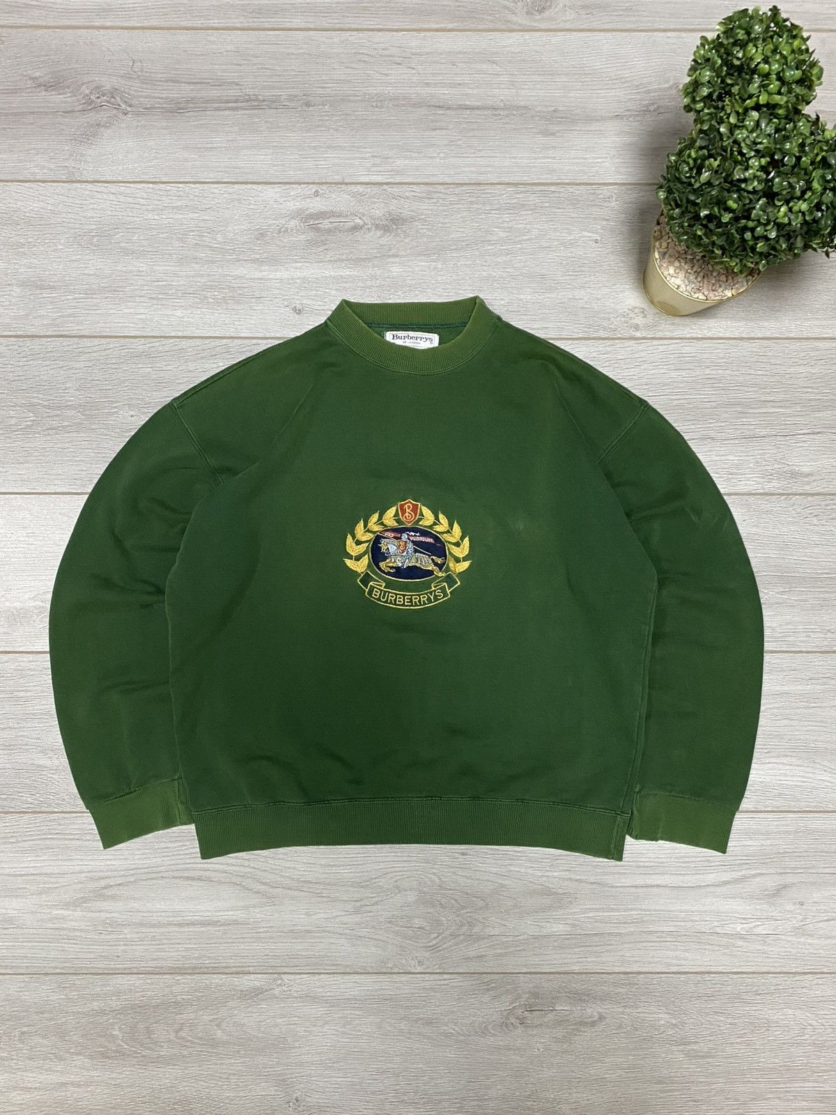 Burberry Burberry prorsum vintage sweatshirt big logo Size US XL / EU 56 / 4 - 1 Thumbnail