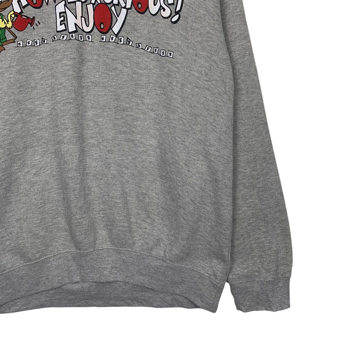 Japanese Brand How Luxurious Enjoy Crewneck Sweatshirt Size US L / EU 52-54 / 3 - 4 Thumbnail
