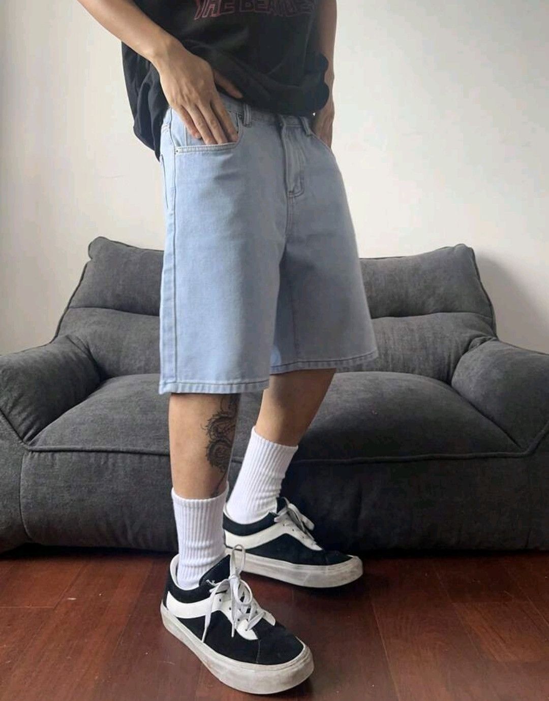 Japanese Brand × Vintage Dads Denim Shorts Vintage Style Y2K Grown Ups Size US 35 - 5 Thumbnail