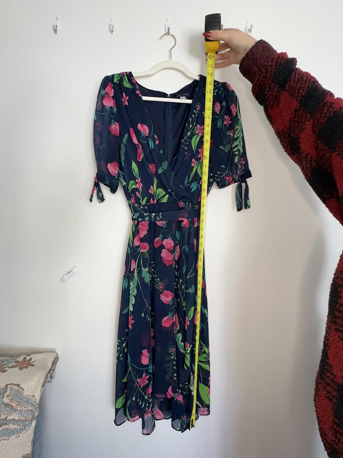 Tommy Hilfiger Tommy Hilfiger Floral and Navy Dress - Sz. 12 Size XL / US 12-14 / IT 48-50 - 6 Thumbnail