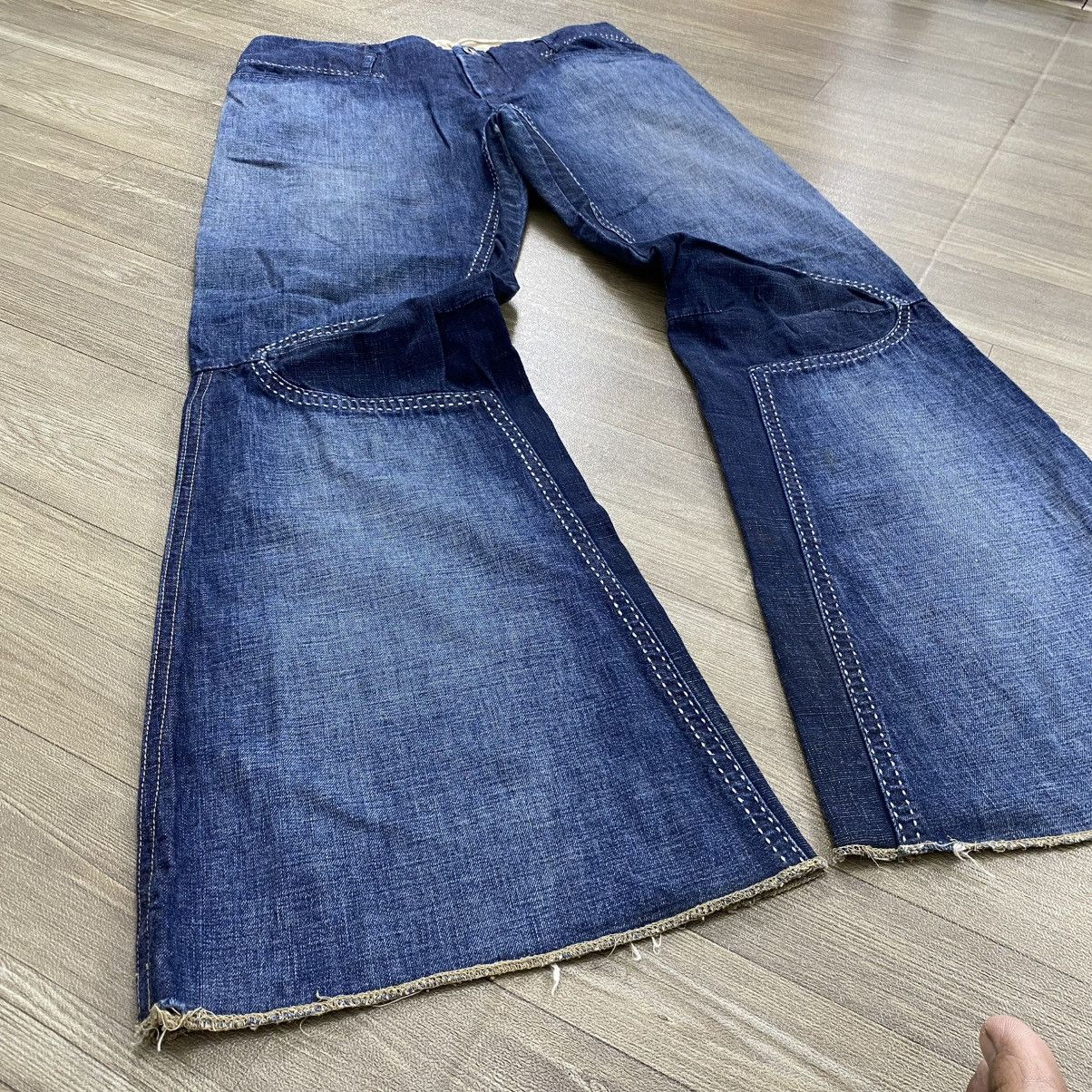 Marithe + Francois Girbaud Vintage Marithe Francois Girbaud Lgb Style Flared Jeans Y2K Size US 30 / EU 46 - 2 Thumbnail
