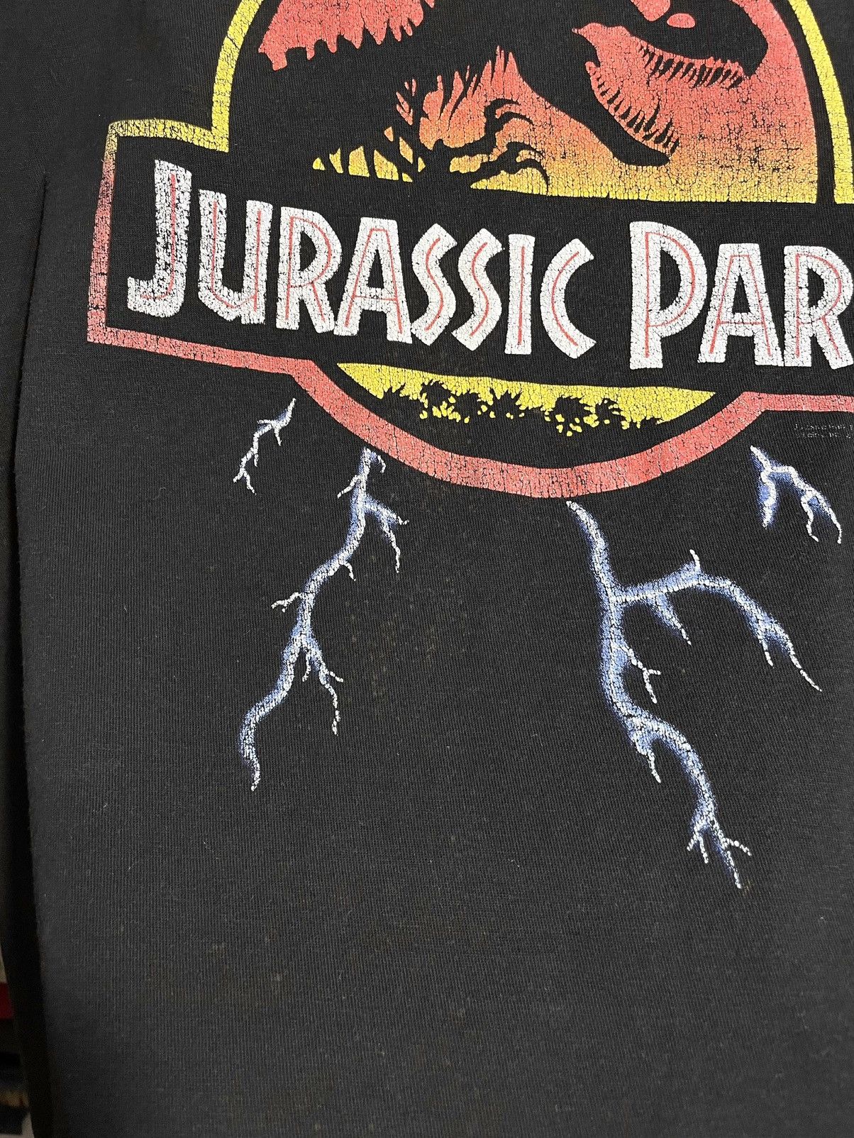 Vintage Vintage 1992 Jurassic Park Movie Promo Faded T-Shirt 90s Size US M / EU 48-50 / 2 - 9 Thumbnail