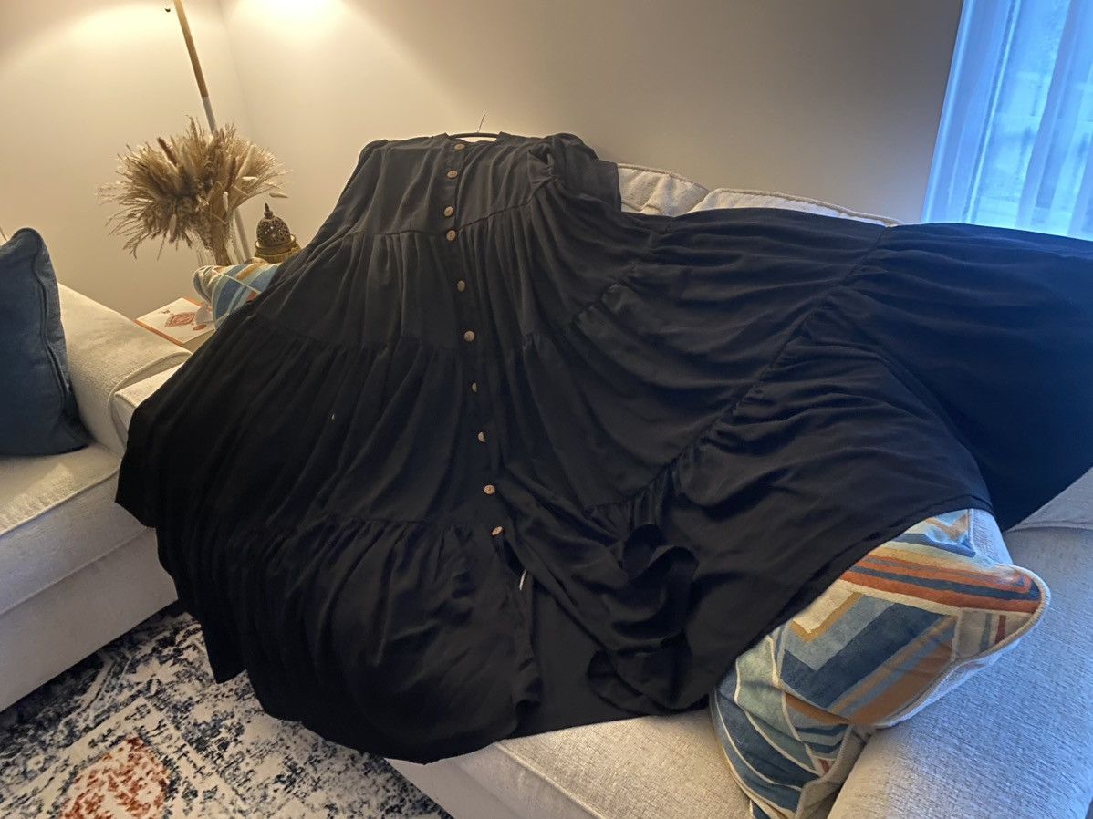 Other Womens Muslim Tiered Ruffles Holiday Abaya Maxi Dress Size L / US 10 / IT 46 - 14 Thumbnail