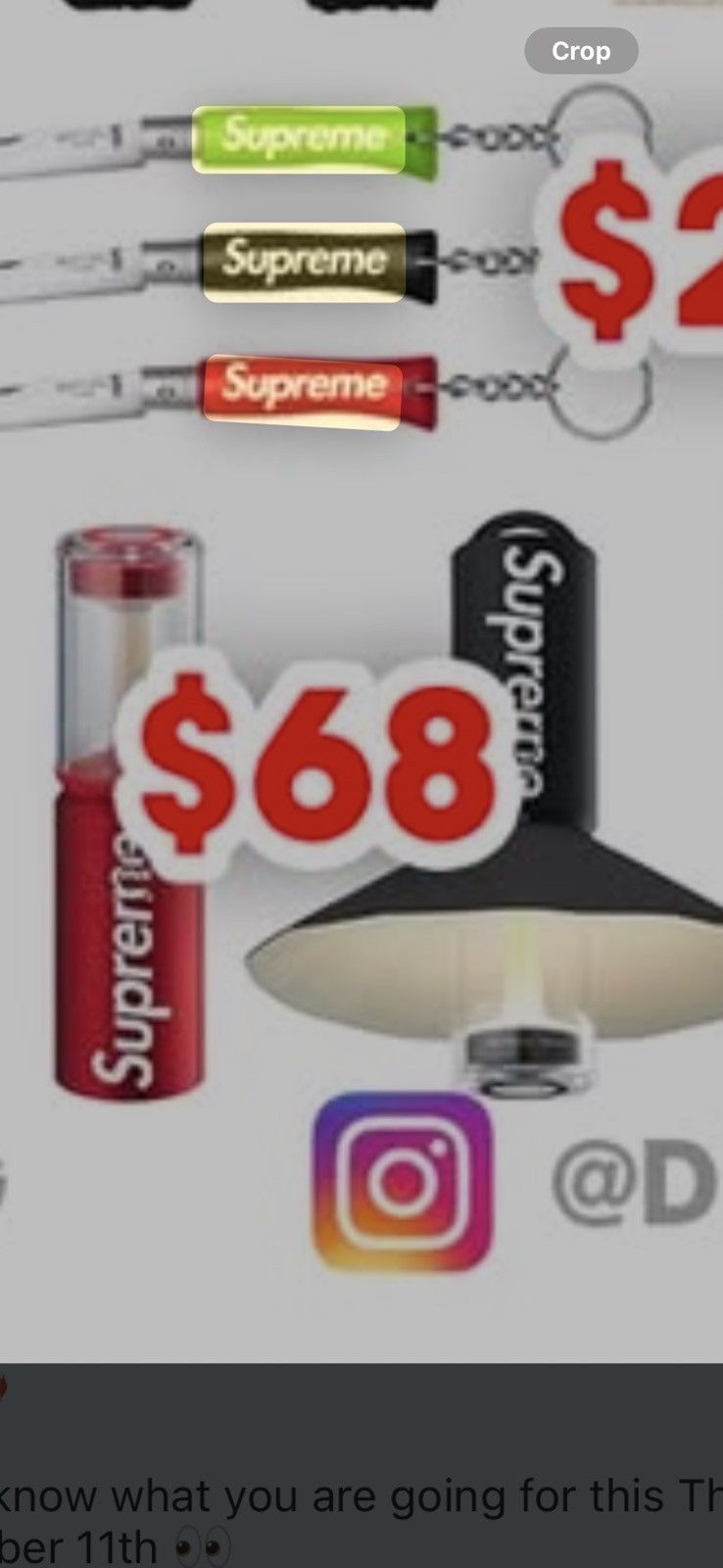 Supreme®/HOTO Camp Light/Flashlight