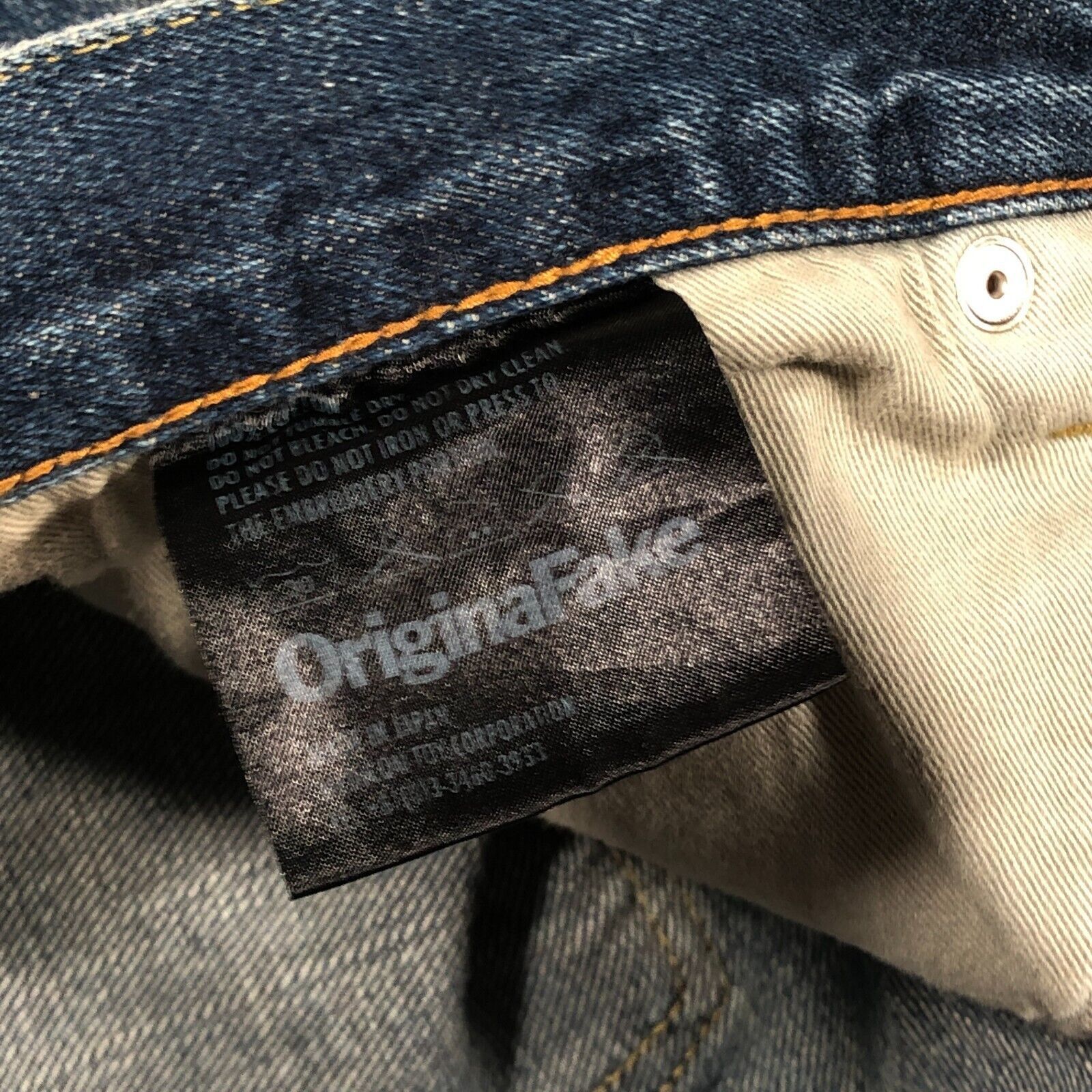 Kaws × Original Fake AW09 Original Fake KAWS Blue Denim Jeans Pants Size 2 US 30 Size US 30 / EU 46 - 6 Thumbnail