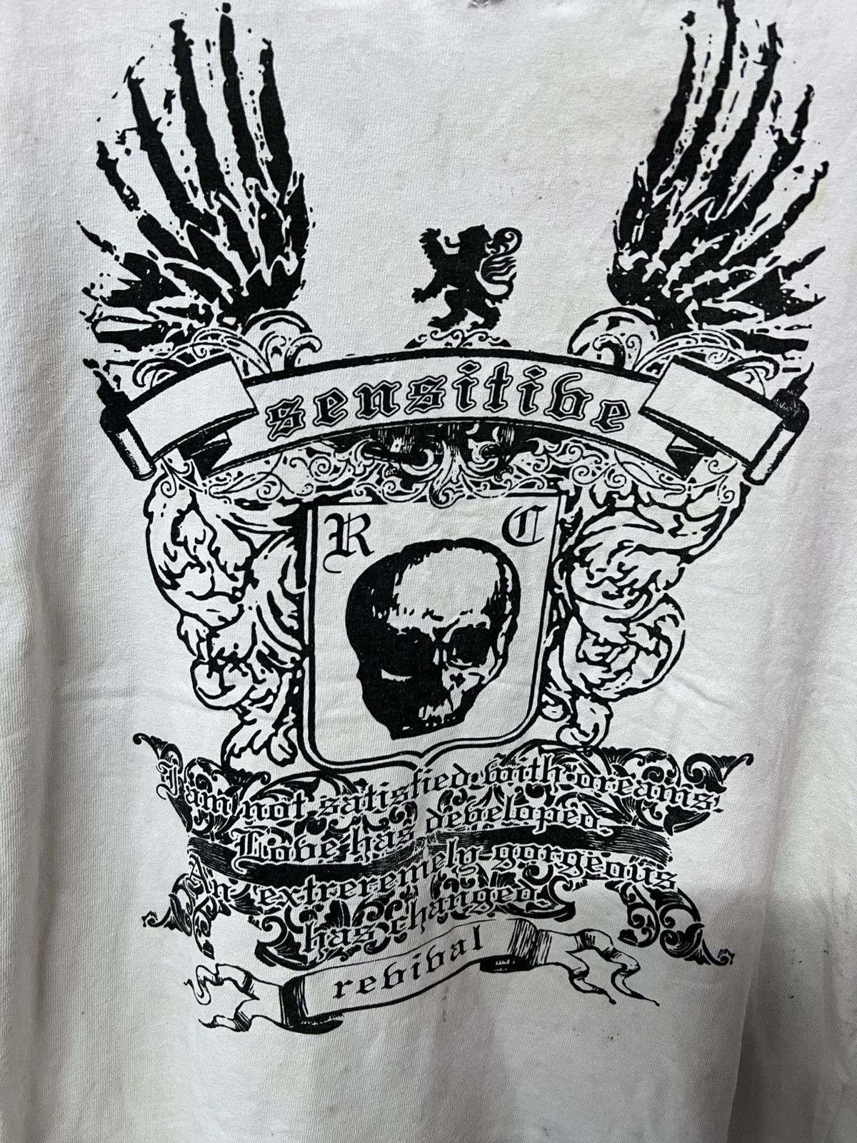 VINTAGE THRASHED REBIBAL SLEEVE LESS ERD GRUNGE