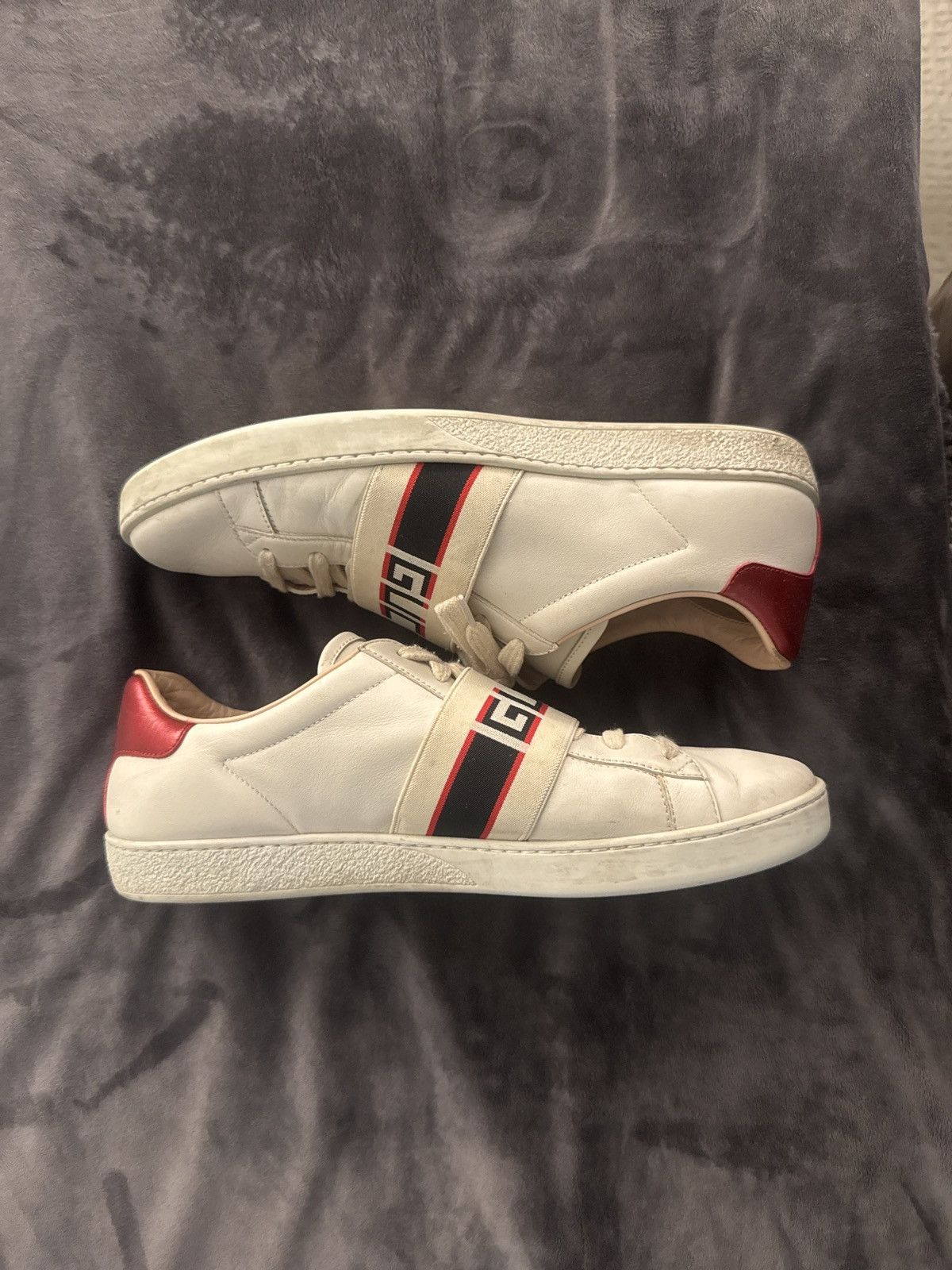 Gucci Gucci elastic Aces Size US 8.5 / EU 41-42 - 2 Thumbnail