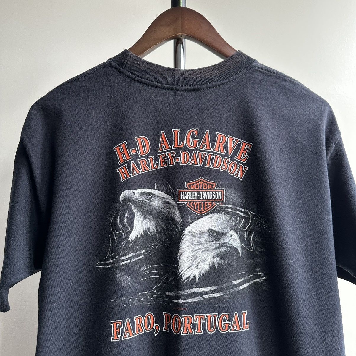 Harley Davidson × Vintage VINTAGE Y2K HARLEY DAVIDSON EAGLE TEE Size US L / EU 52-54 / 3 - 3 Thumbnail