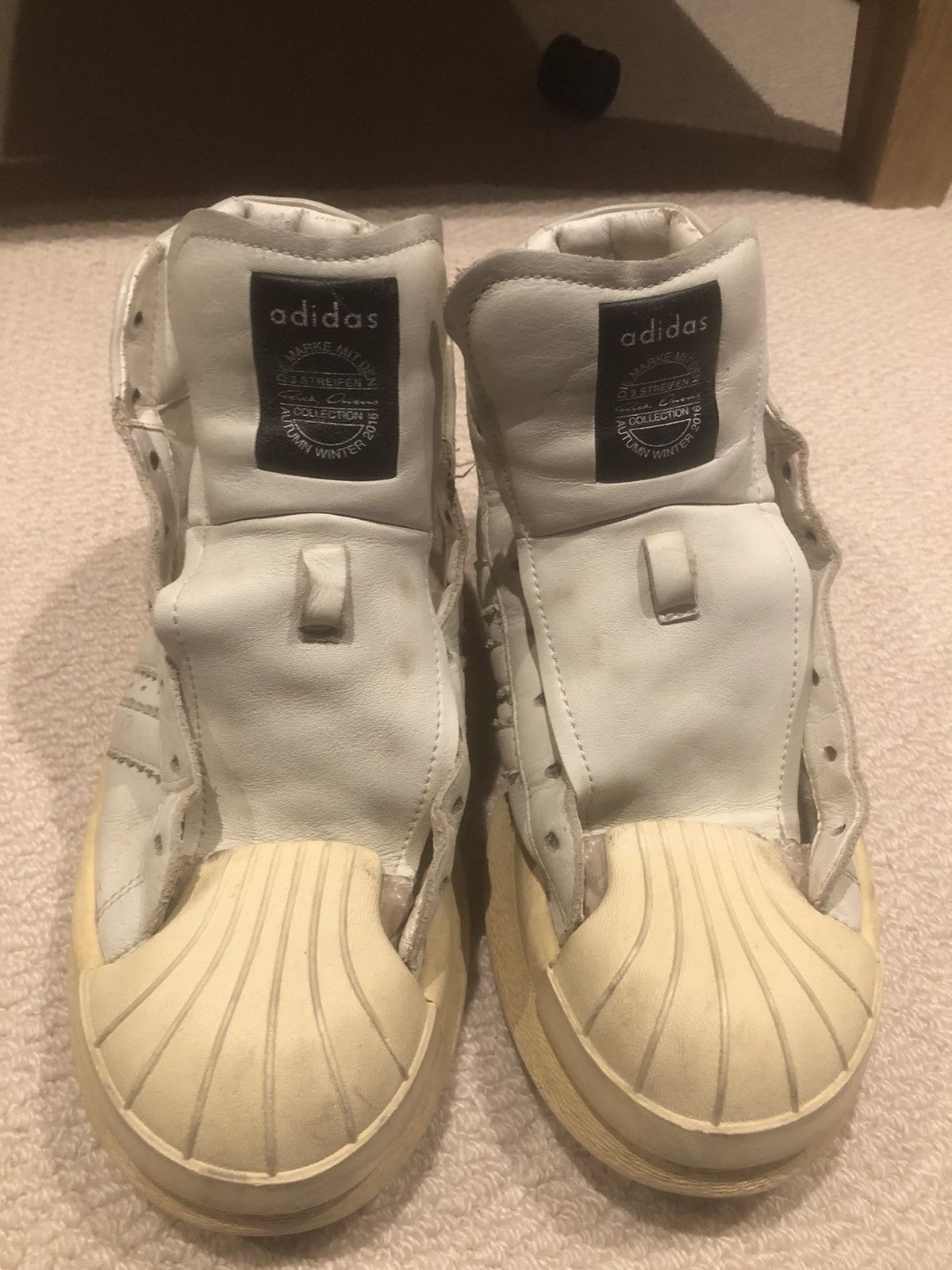 Adidas Rick Owens x Adidas Pro Model Mastodon ‘Smooth Milk’ Size US 8 / EU 41 - 3 Thumbnail