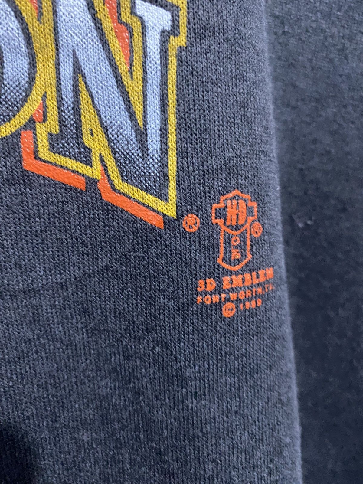 Harley Davidson Vintage 80's Sweatshirt Harley Davidson 3D emblem Size US L / EU 52-54 / 3 - 2 Thumbnail