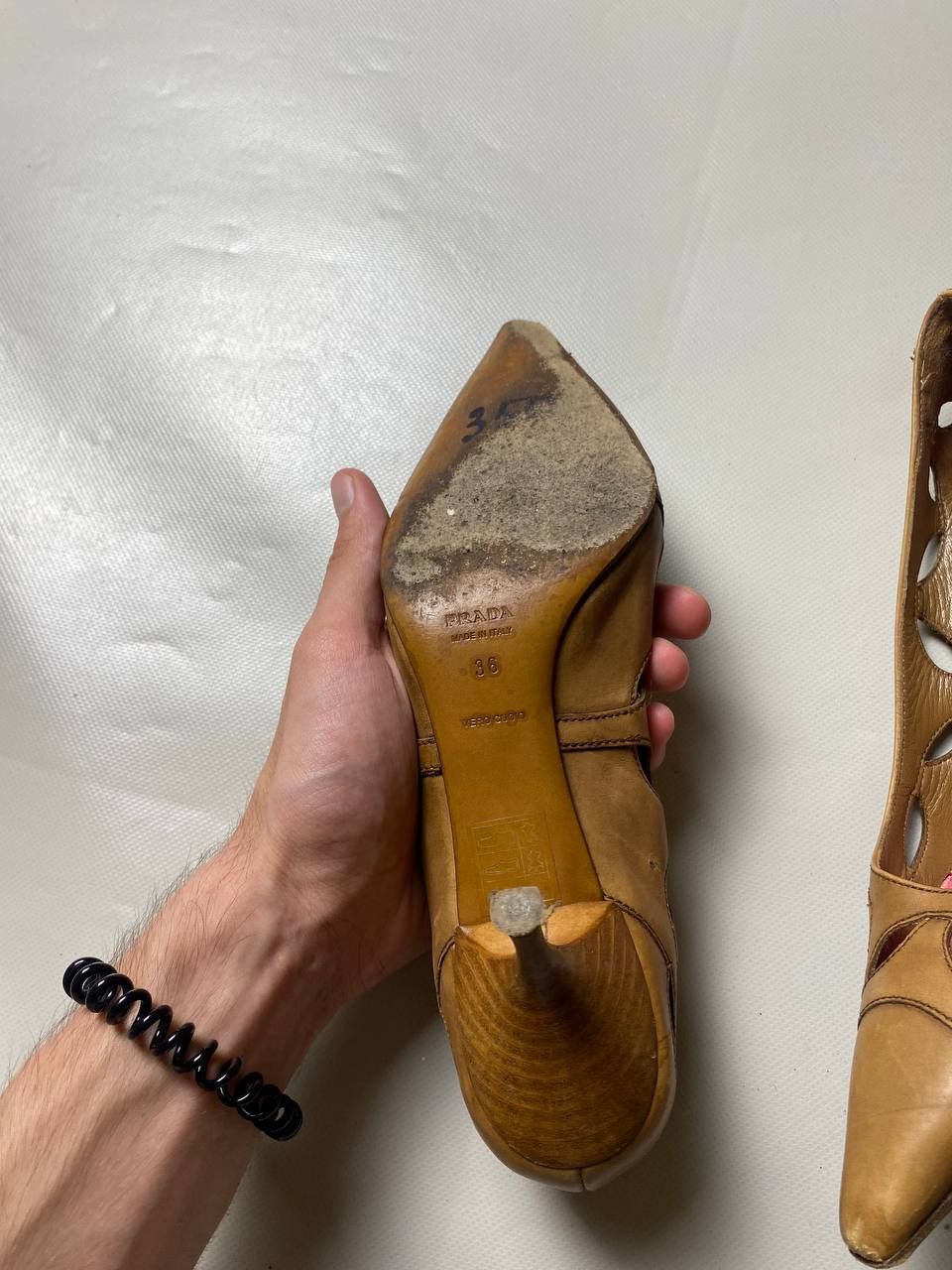 Prada Vintage Prada Heels Size US 5 / IT 35 - 5 Thumbnail