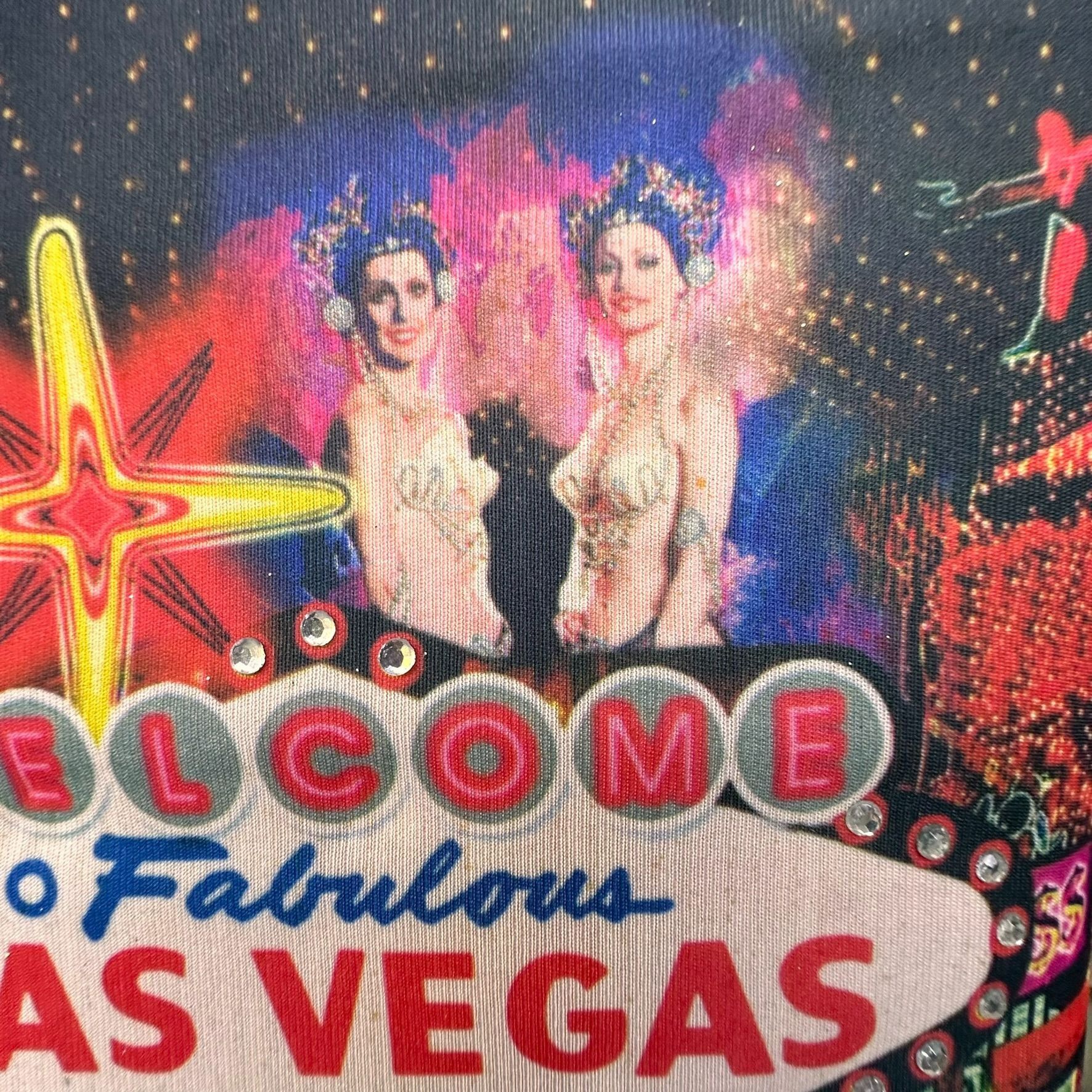 Vintage ViTG Las Vegas Purse Tote Bag Atlantic City Black Jack Poker Size ONE SIZE - 5 Thumbnail