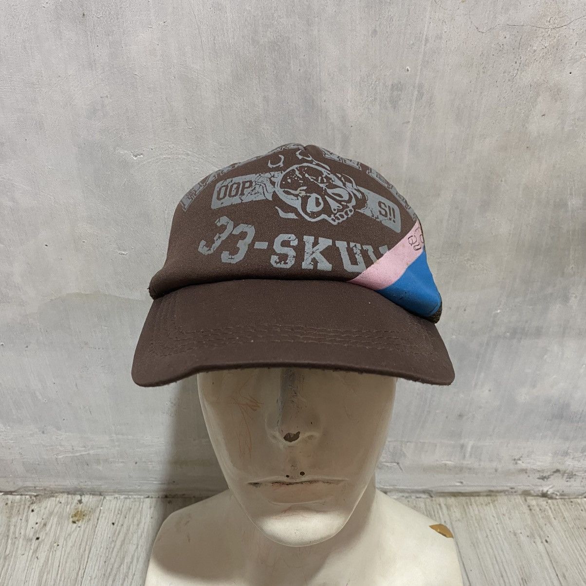 If Six Was Nine 2000s halloween skull flame trucker cap lgbstyle Size ONE SIZE - 3 Thumbnail