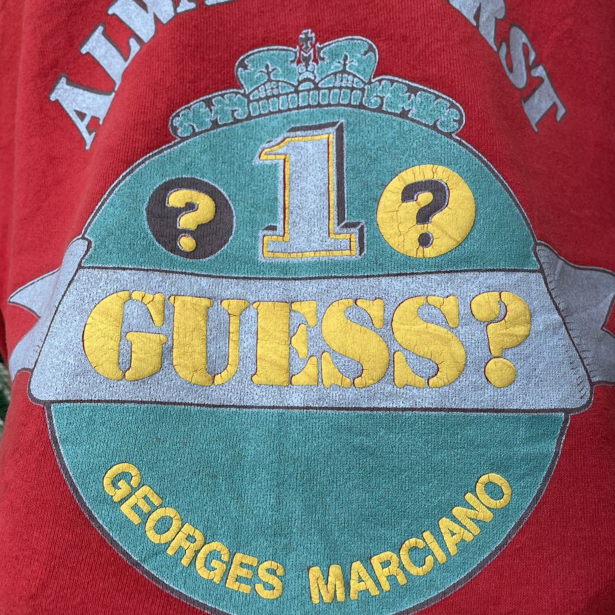 Guess 🔥Vintage 80s Guess Georges Marciano Jumper Sweatshirts Size US M / EU 48-50 / 2 - 8 Thumbnail
