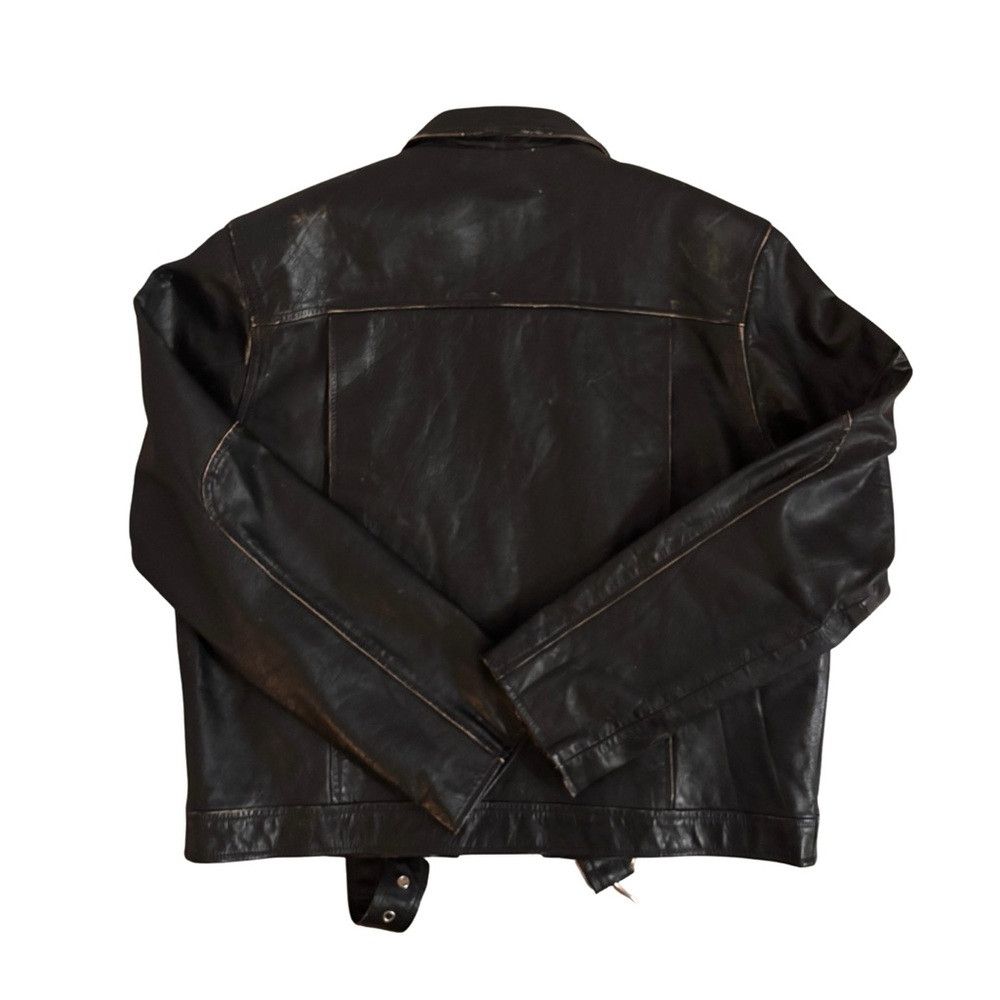 Wilsons Leather Wilson’s Leather Men’s Black Piped Jacket Size US L / EU 52-54 / 3 - 3 Thumbnail