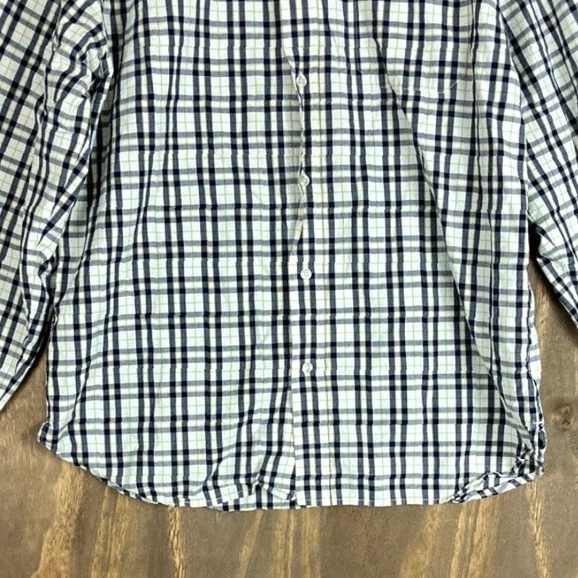 Ecko Unltd. VINTAGE Ecko Unltd Shirt Plaid Button-Down Long Sleeve 100% Cotton XL Mens White Black Size US XL / EU 56 / 4 - 3 Thumbnail