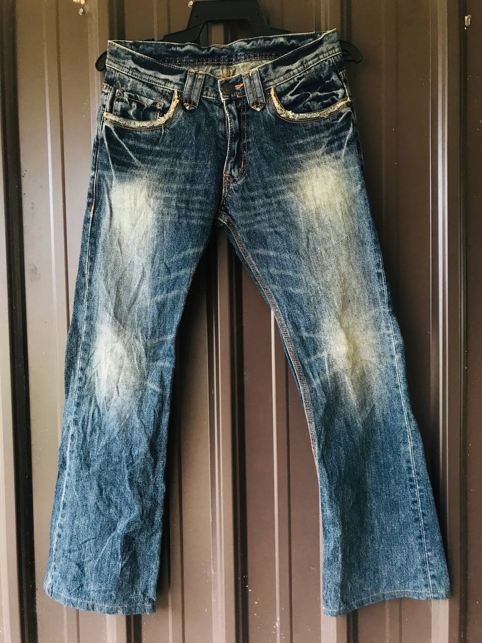 If Six Was Nine × Japanese Brand Edge Rupert Rusty Flared Denim Size 30" / US 8 / IT 44 - 1 Thumbnail
