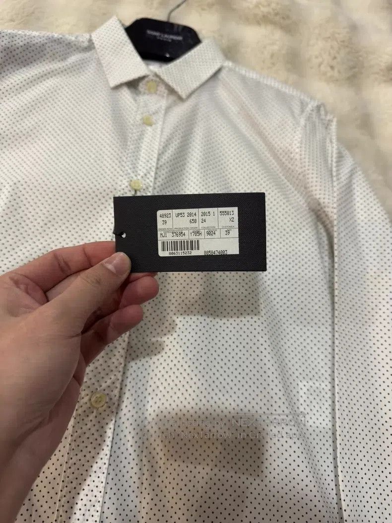 Saint Laurent Paris Saint Laurent Paris size 39 Original White Polka Dot Shirt Size US M / EU 48-50 / 2 - 3 Thumbnail