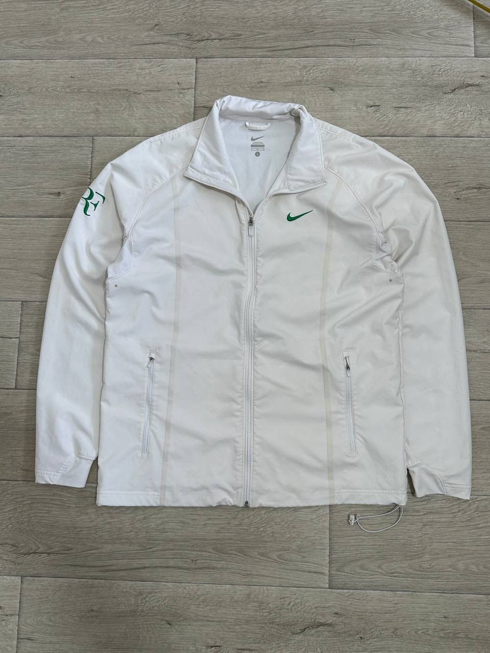 Nike Nike Roger Federer RF Collection Track Jacket White Tennis L Size US M / EU 48-50 / 2 - 1 Thumbnail