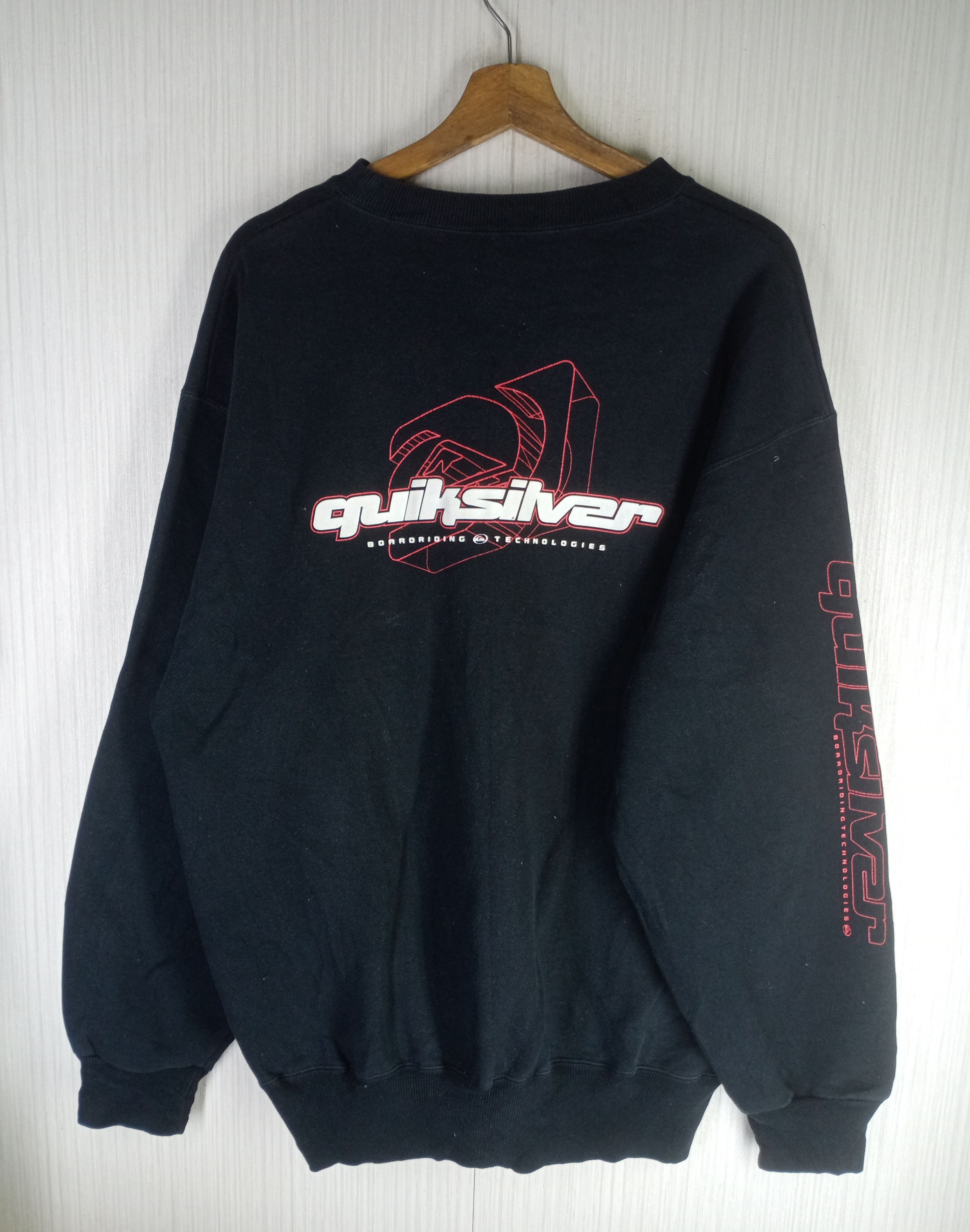 Quiksilver Quicksilver Boarding Technologies Big Logo Sweatshirt Size US XL / EU 56 / 4 - 1 Thumbnail