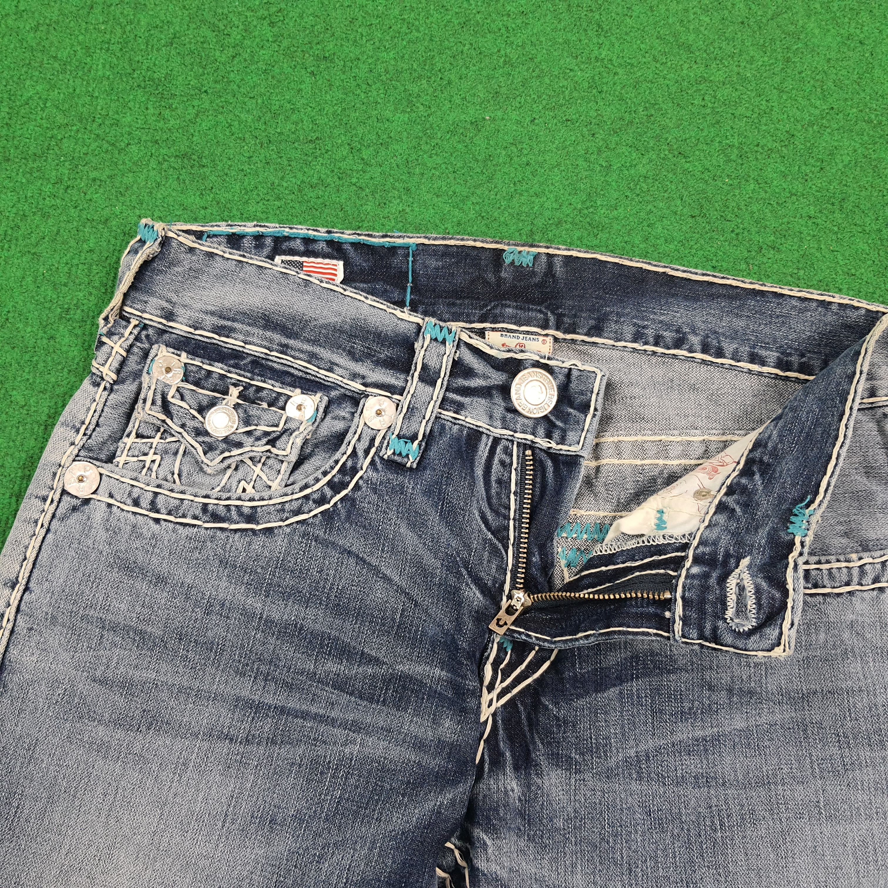 True Religion Vintage True Religion Ricky Super T Jeans C297N10 Size US 31 - 6 Thumbnail