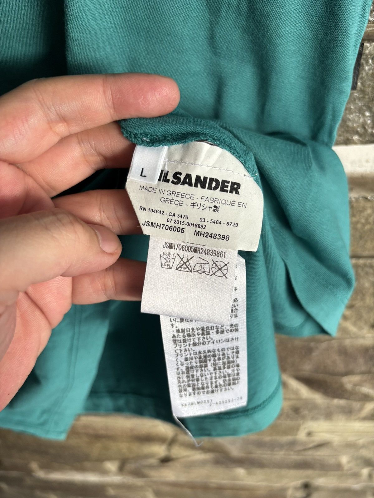 Jil Sander Jil Sander Circular Logo Tee Size US L / EU 52-54 / 3 - 6 Thumbnail