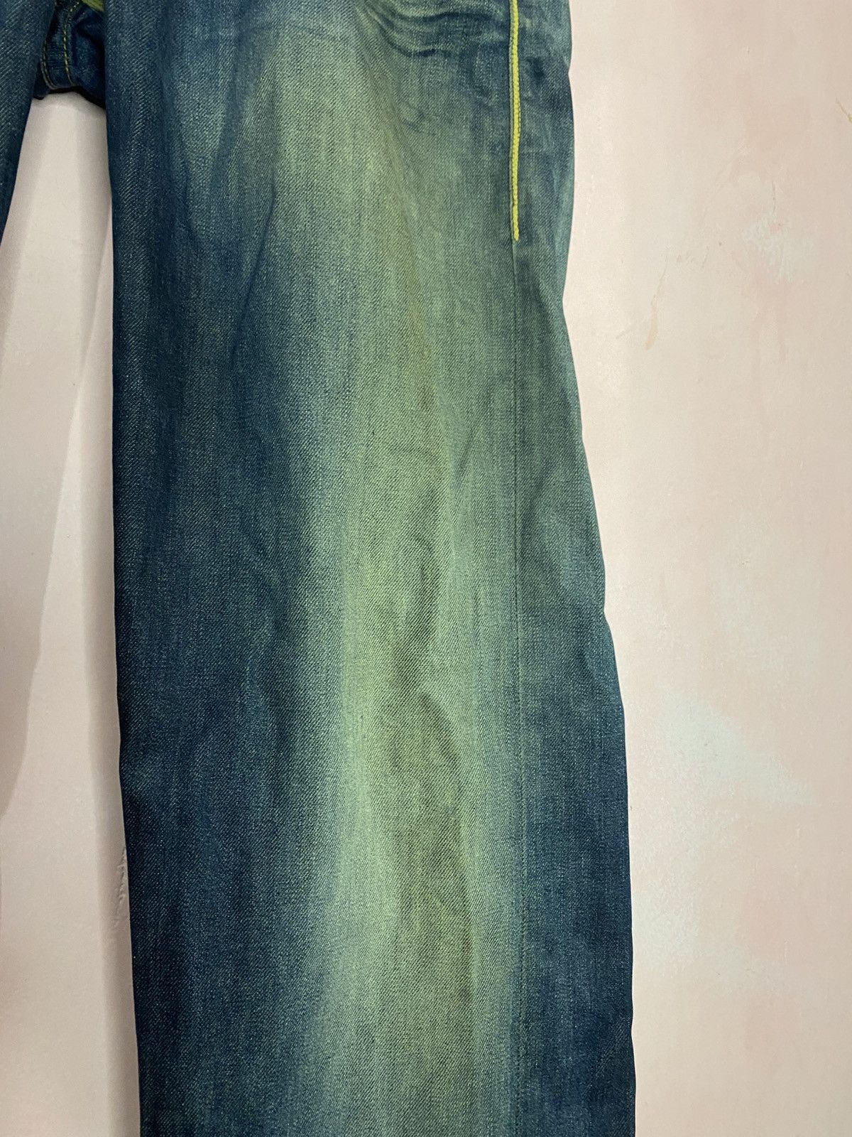 Hollywood Trading Company HTC hollywood trading company distressed jeans Size US 35 - 11 Thumbnail