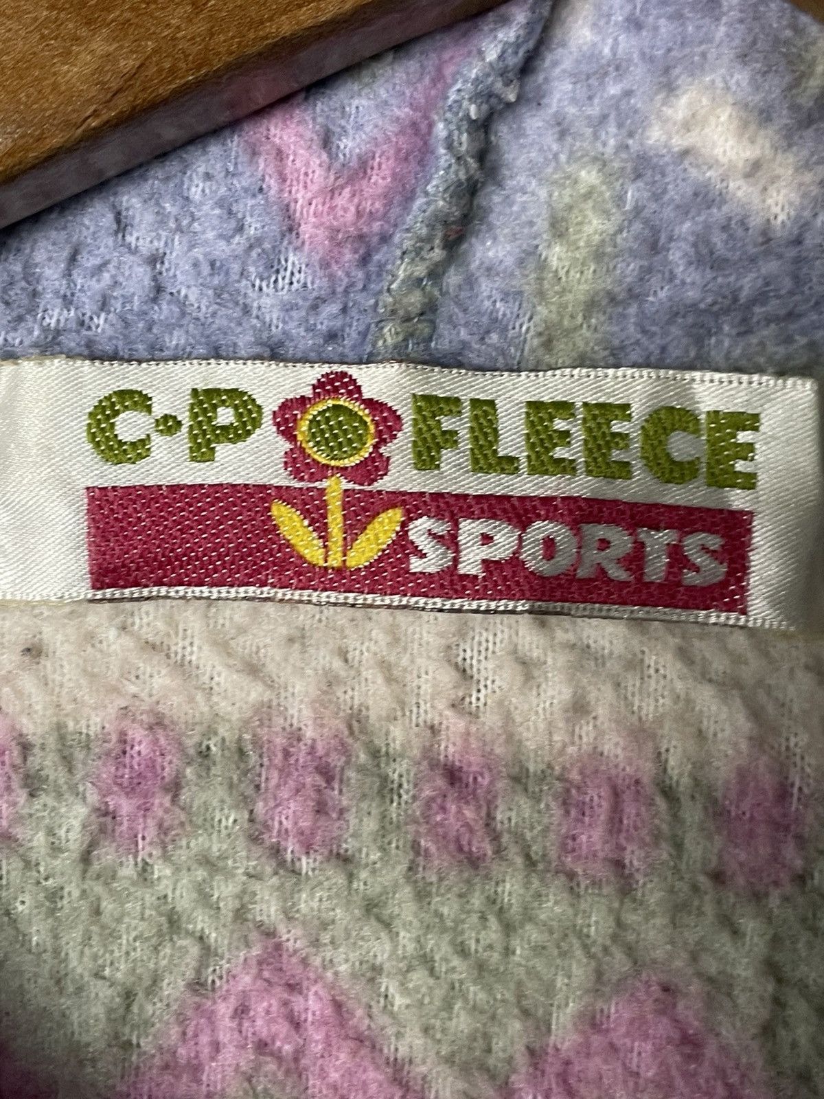 Japanese Brand × Vintage C.P Fleece Sports Abstract Pattern Hoodies (66) Size US S / EU 44-46 / 1 - 9 Thumbnail