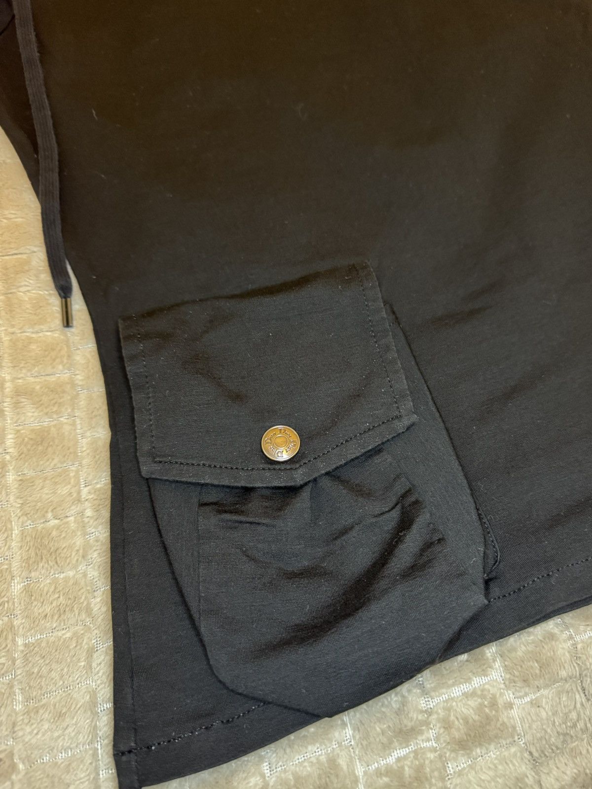 Christian Dior Monsieur Christian Dior by John Galliano black lace-up t-shirt Size S / US 4 / IT 40 - 4 Thumbnail