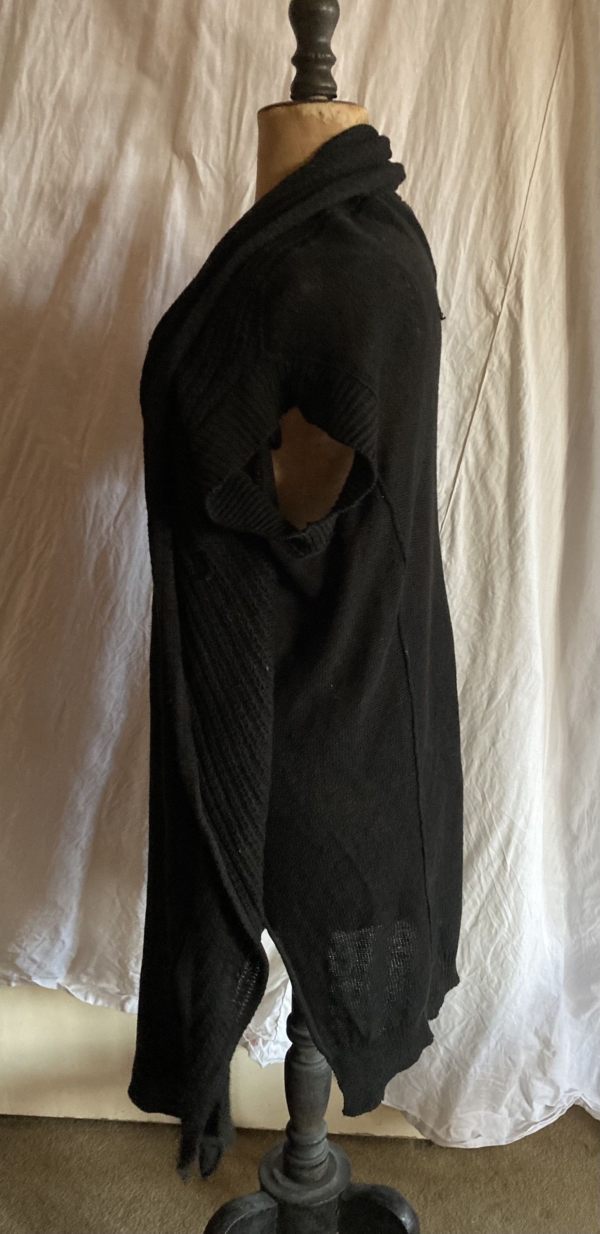 Y's Y's Yohji Yamamoto SS2004 Black Mixed Knit Cardigan Size3 Size M / US 6-8 / IT 42-44 - 10 Thumbnail