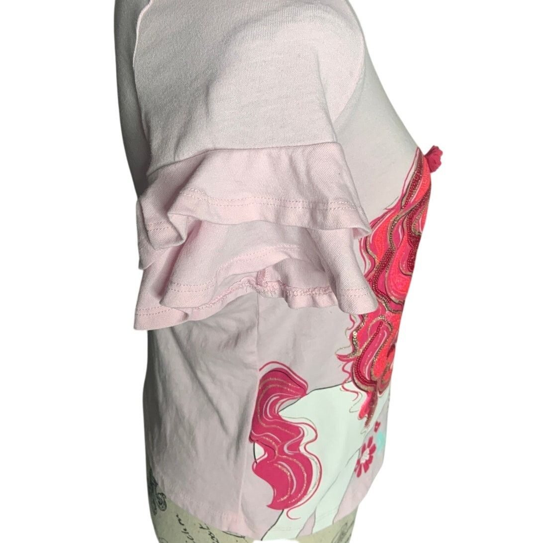 Isaac Mizrahi Isaac Mizrahi Girls' Sequin Unicorn Top Pink Size 12 Large Size L / US 10 / IT 46 - 3 Thumbnail