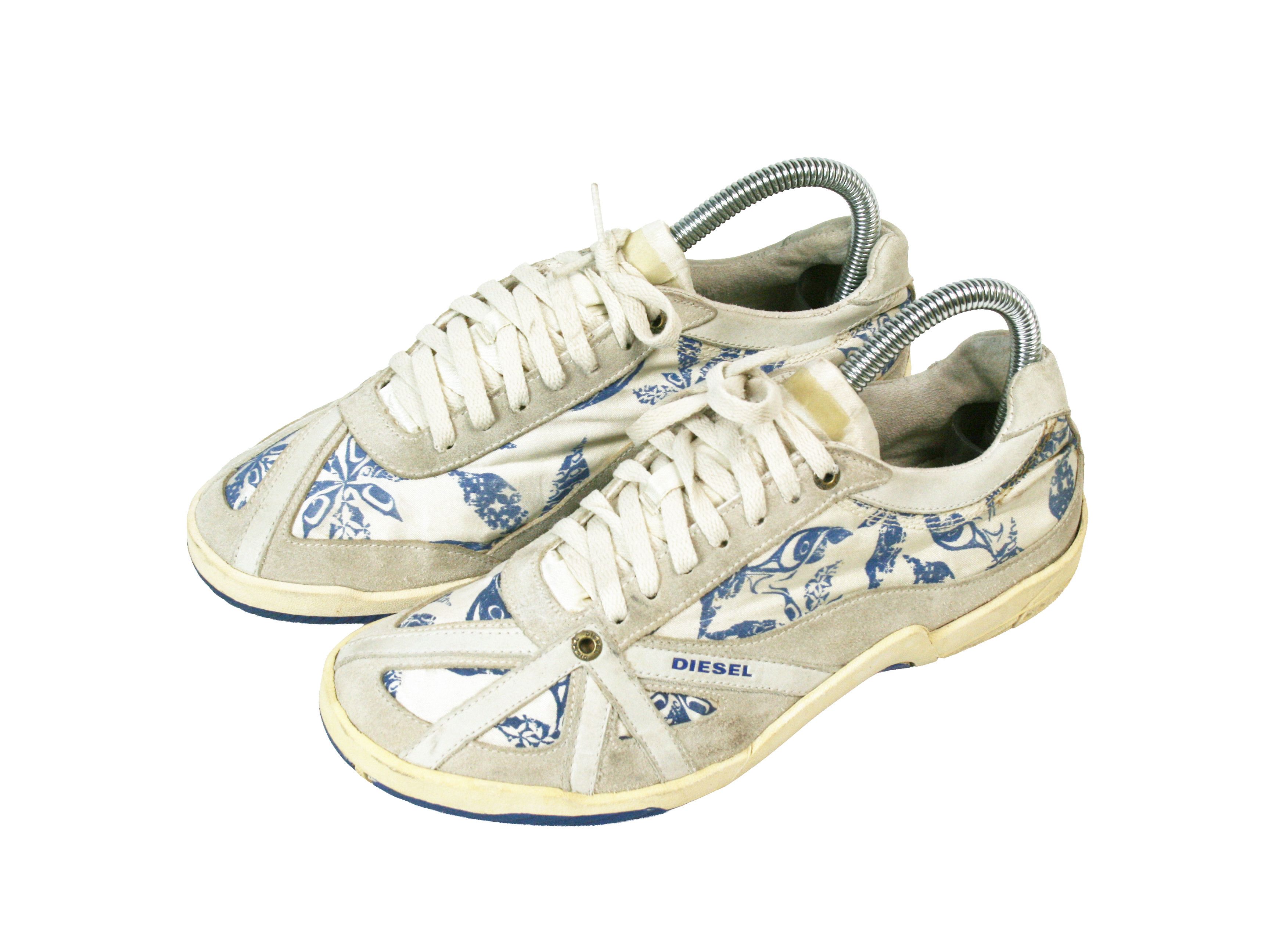 Diesel 00S Move-In Y2K Low Print All Over Low Sneakers Vintage Size US 7 / IT 37 - 3 Thumbnail