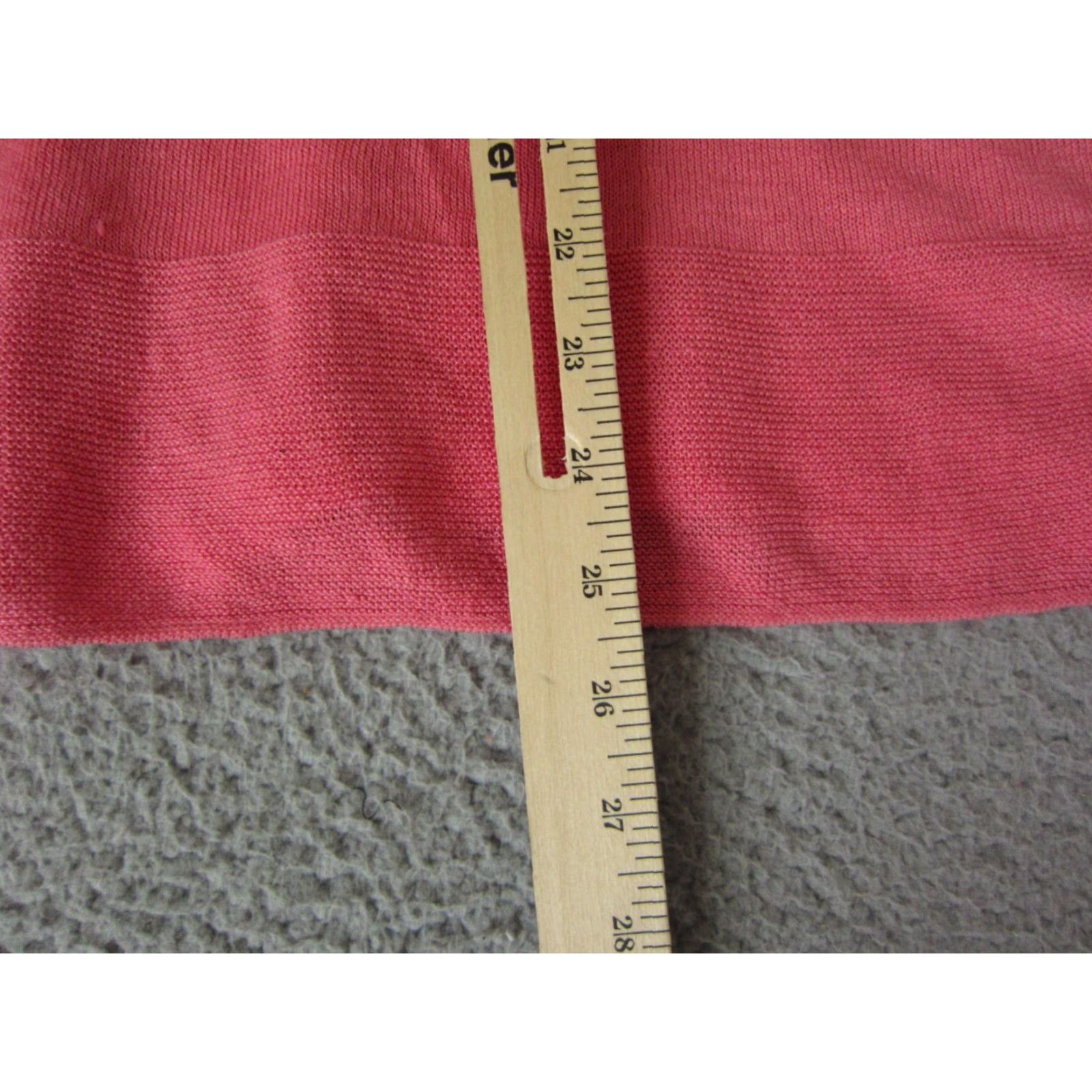 J. Jill J.Jill Sweater Women’s Medium Pink Linen Modal Pullover Casual Ladies Bell Sleeve knit pullover 80s 90s Womens Size M / US 6-8 / IT 42-44 - 7 Thumbnail