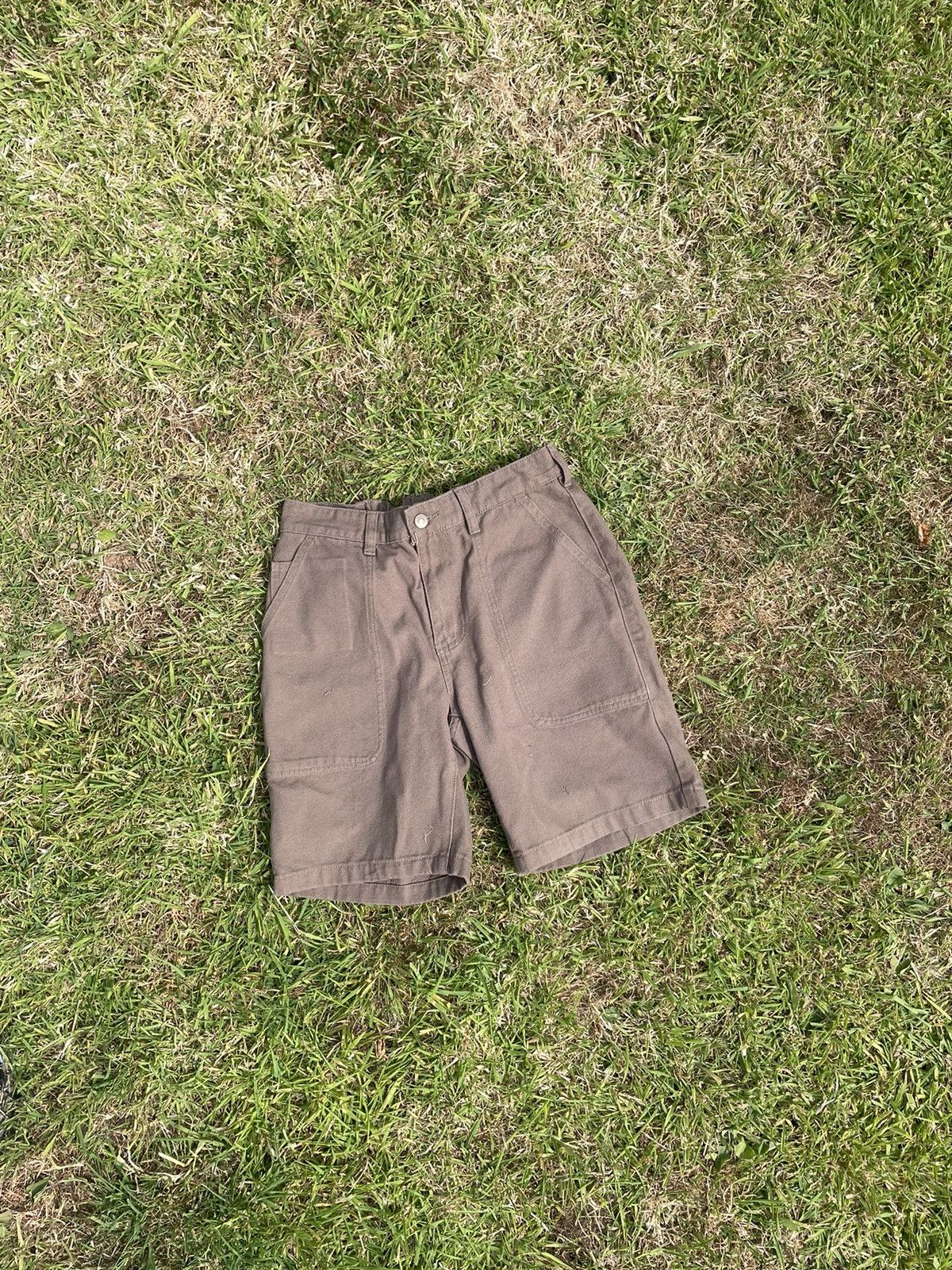Designer × Japanese Brand GEKIDO.WORLD MOMO BROWN CANVAS SHORTS Size US 30 / EU 46 - 4 Thumbnail