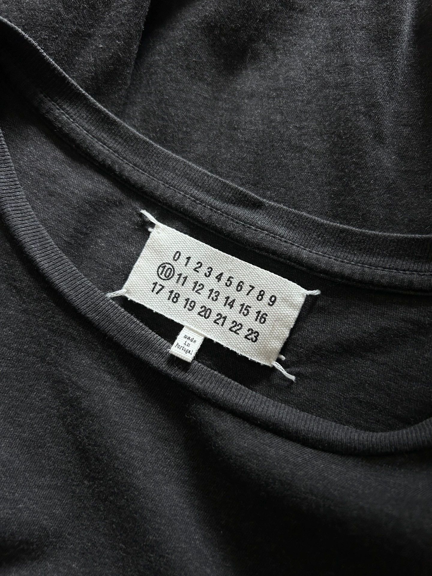 Maison Margiela Maison Margiela S/S17 Textured Pocket Tee Black 50 Size US M / EU 48-50 / 2 - 6 Thumbnail