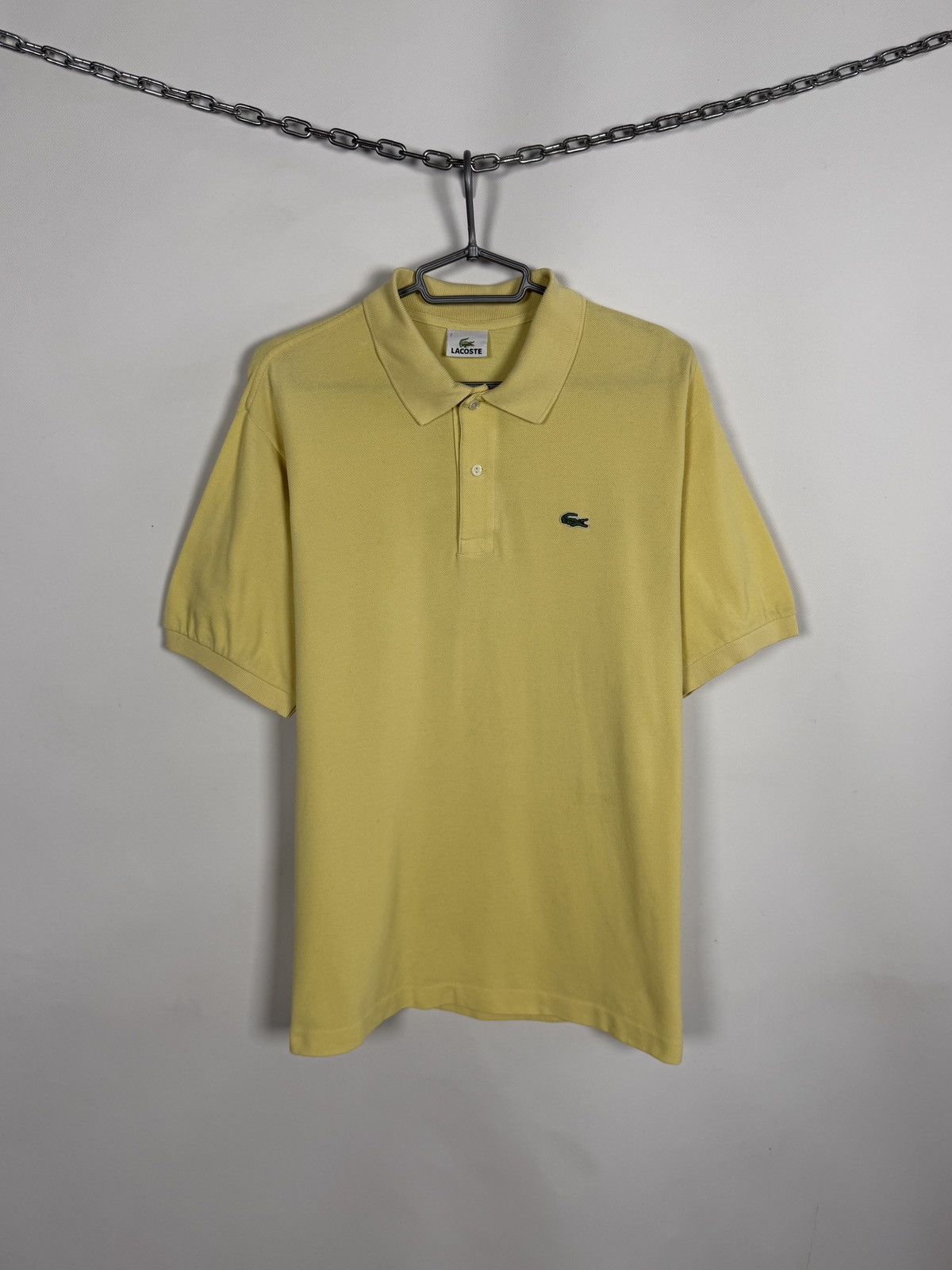 Lacoste Men’s Lacoste Vintage Short Sleeve Polo Shirt Yellow Size 7 Size US XXL / EU 58 / 5 - 1 Thumbnail