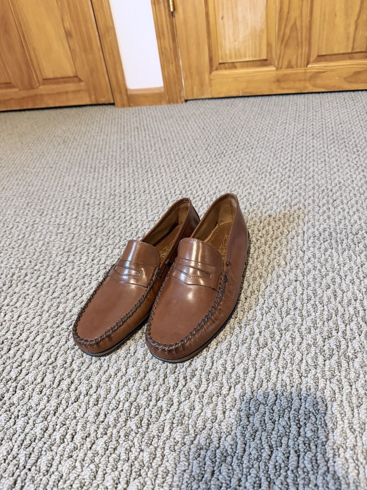 Other D. Lepori Brown Leather Penny Loafer - Unlined Size US 8 / EU 41 - 2 Thumbnail