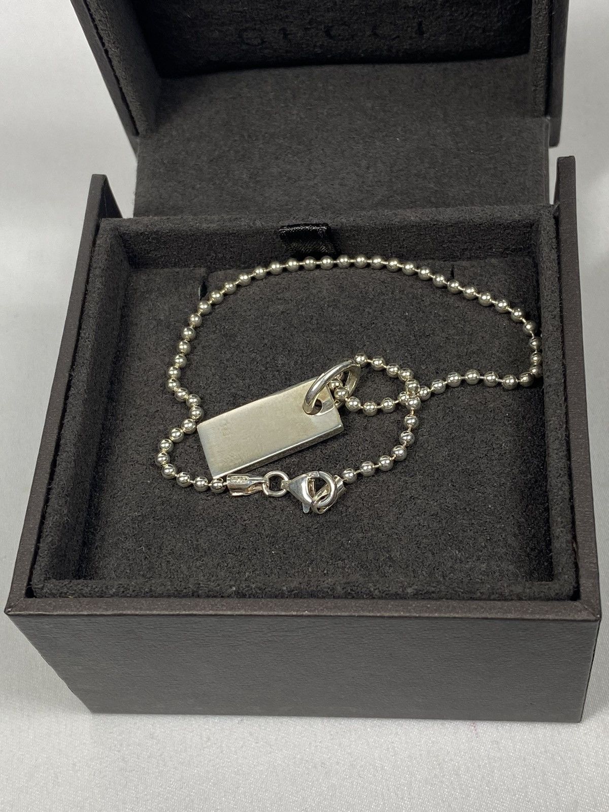 Gucci Gucci .925 Silver Logo Bracelet Size ONE SIZE - 7 Thumbnail