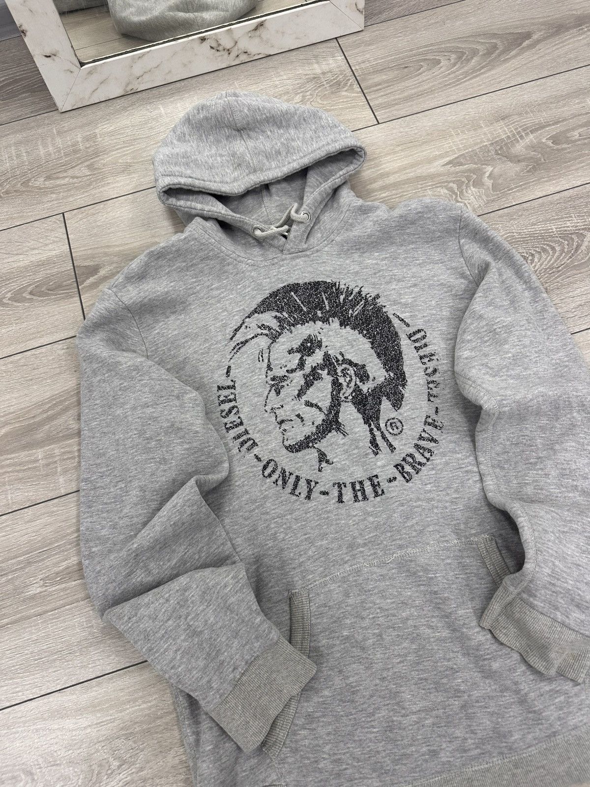 Diesel Diesel Gray Avantgarde Hoodie Size US L / EU 52-54 / 3 - 4 Thumbnail