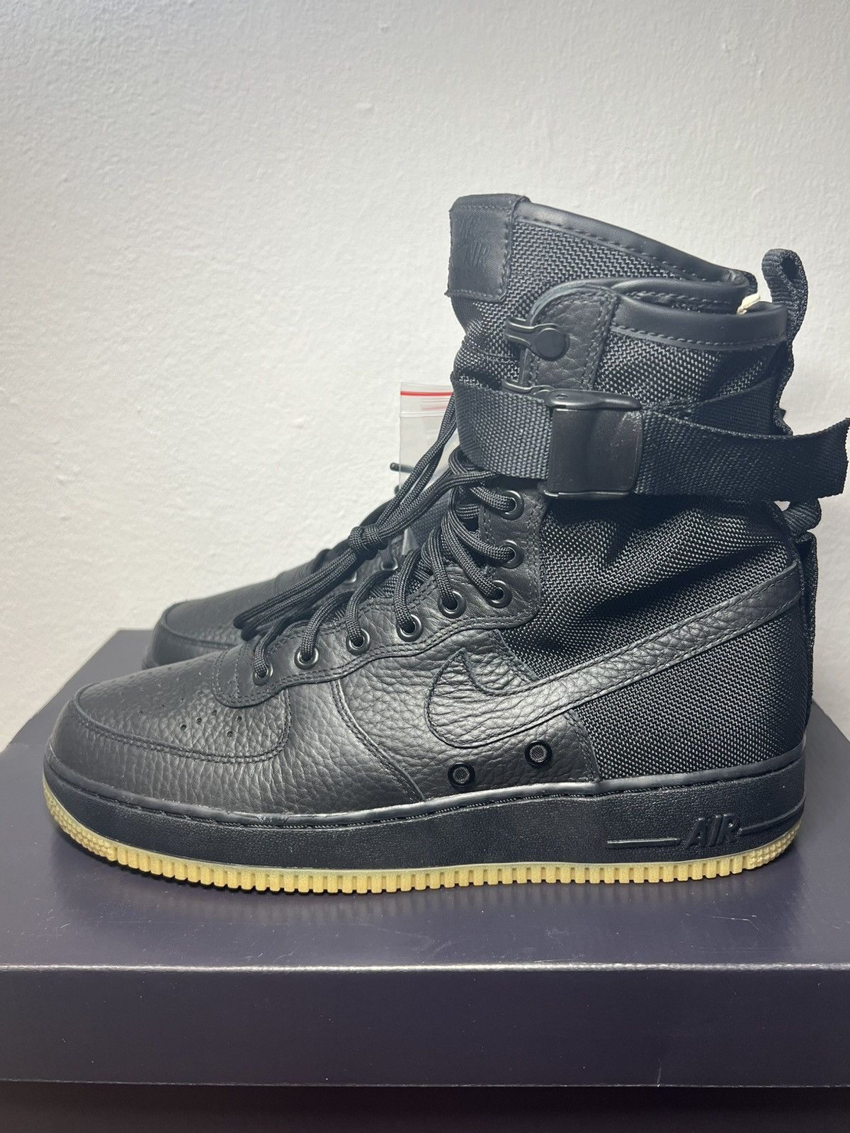 Nike Nike SF AF1 High Black Gum- with Bag - Sz 44.5/10,5 Size US 10.5 / EU 43-44 - 1 Thumbnail