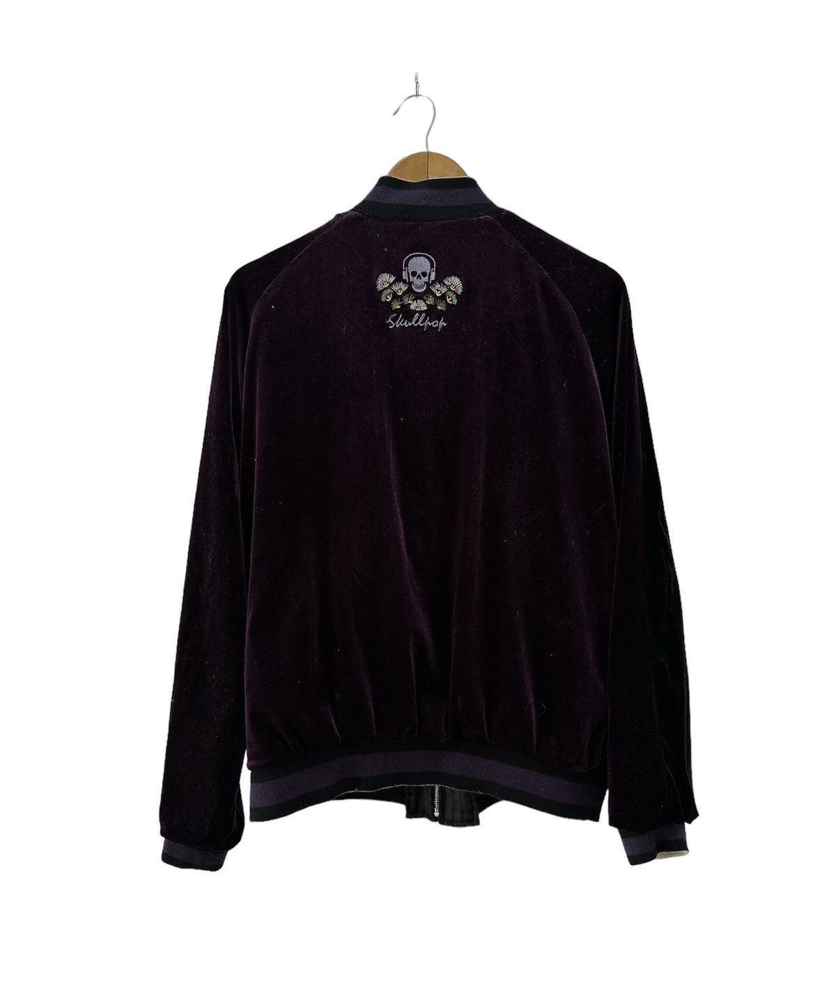 Japanese Brand Vintage Sukajan Jacket skeleton taste of Noise Embroidered Size US L / EU 52-54 / 3 - 4 Thumbnail