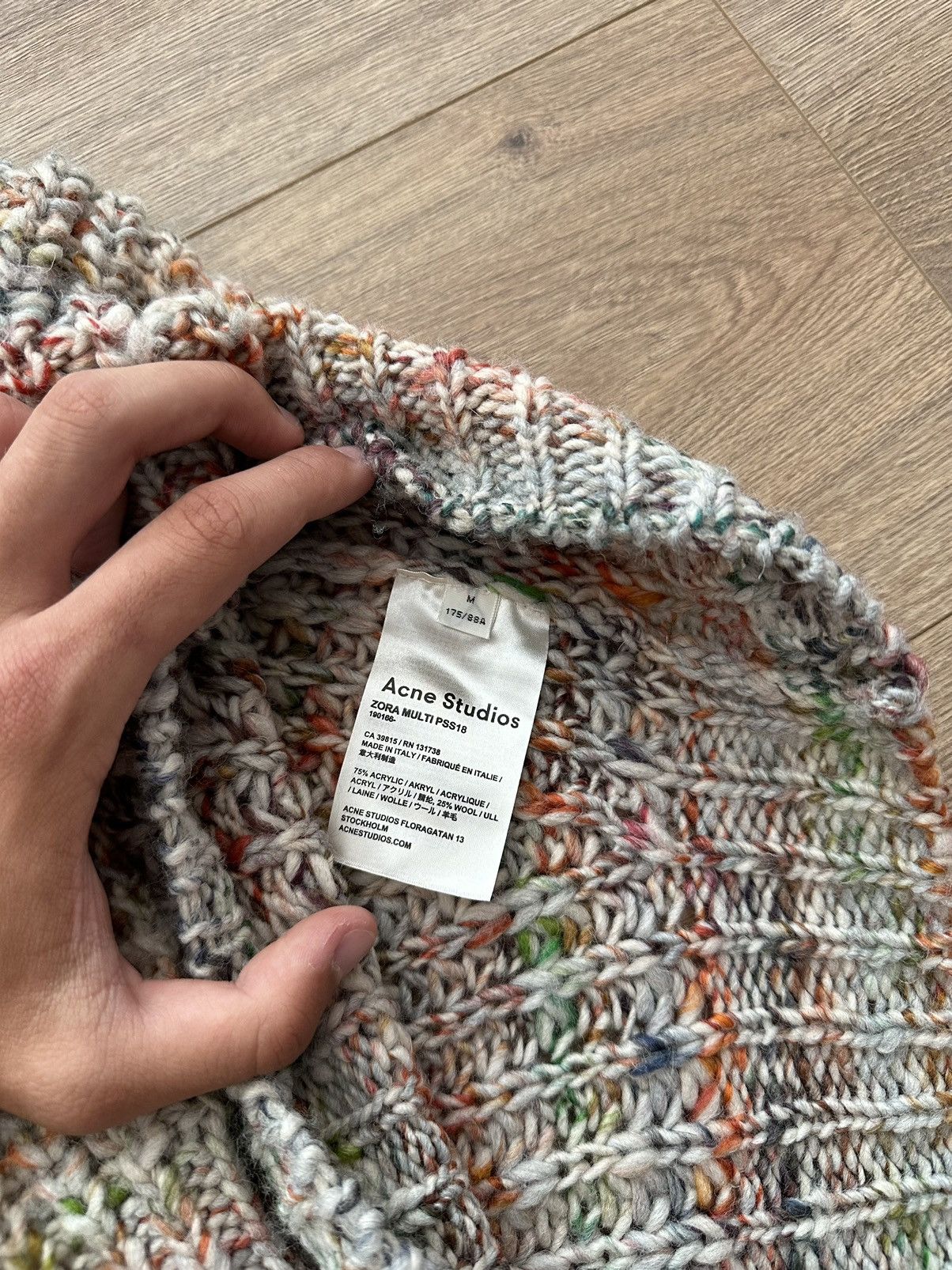 Acne Studios 🔥RARE ACNE STUDIOS ZORA MULTI PSS18 SWEATER🔥 Size US M / EU 48-50 / 2 - 6 Thumbnail