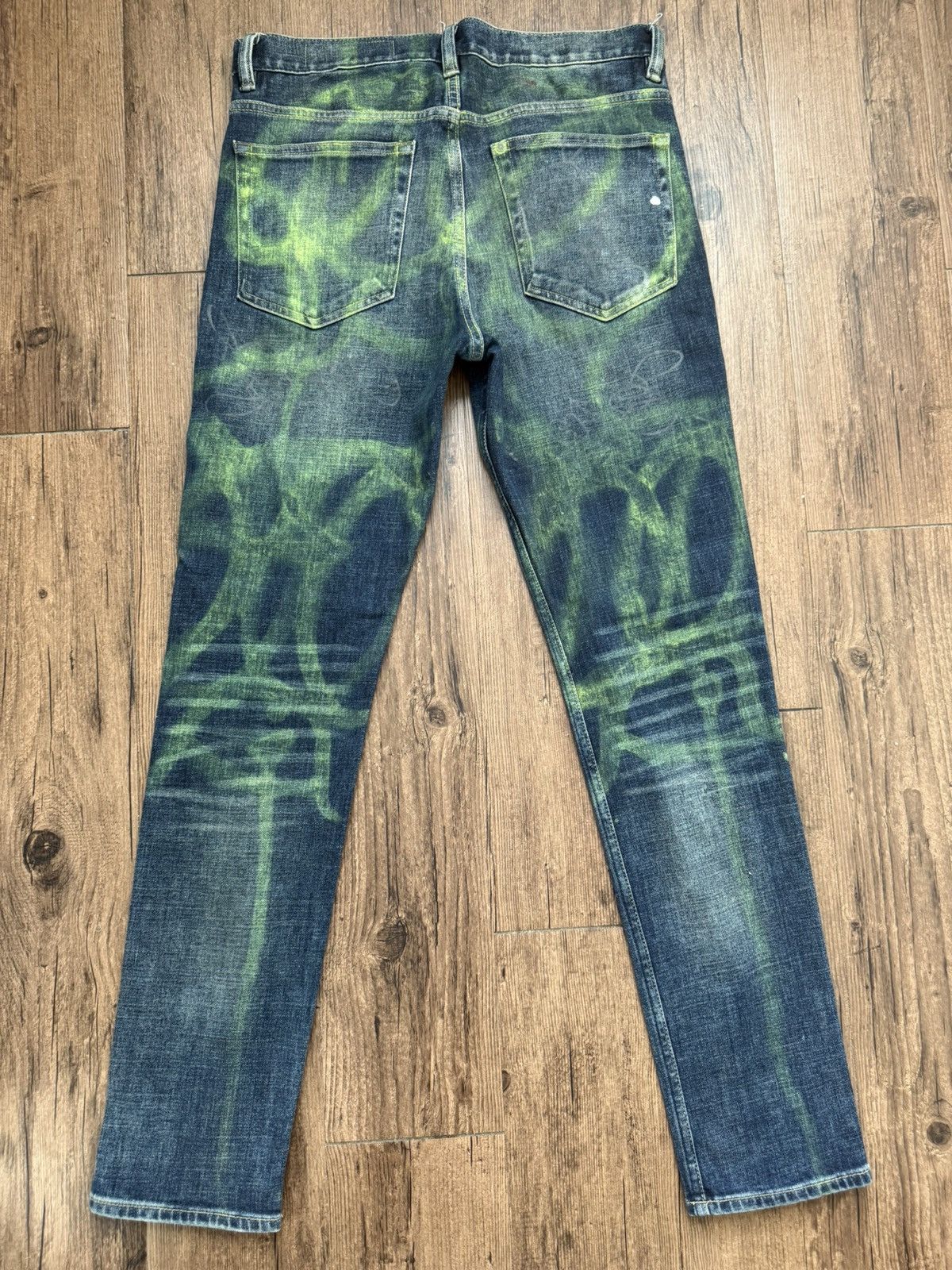 Skoloct Skoloct graffiti painted jeans Size US 32 / EU 48 - 4 Thumbnail