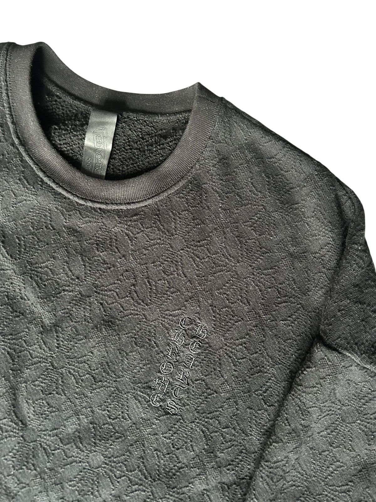Chrome Hearts Chrome Hearts Jacquard Monogram Sweatshirt Black Size US M / EU 48-50 / 2 - 5 Thumbnail