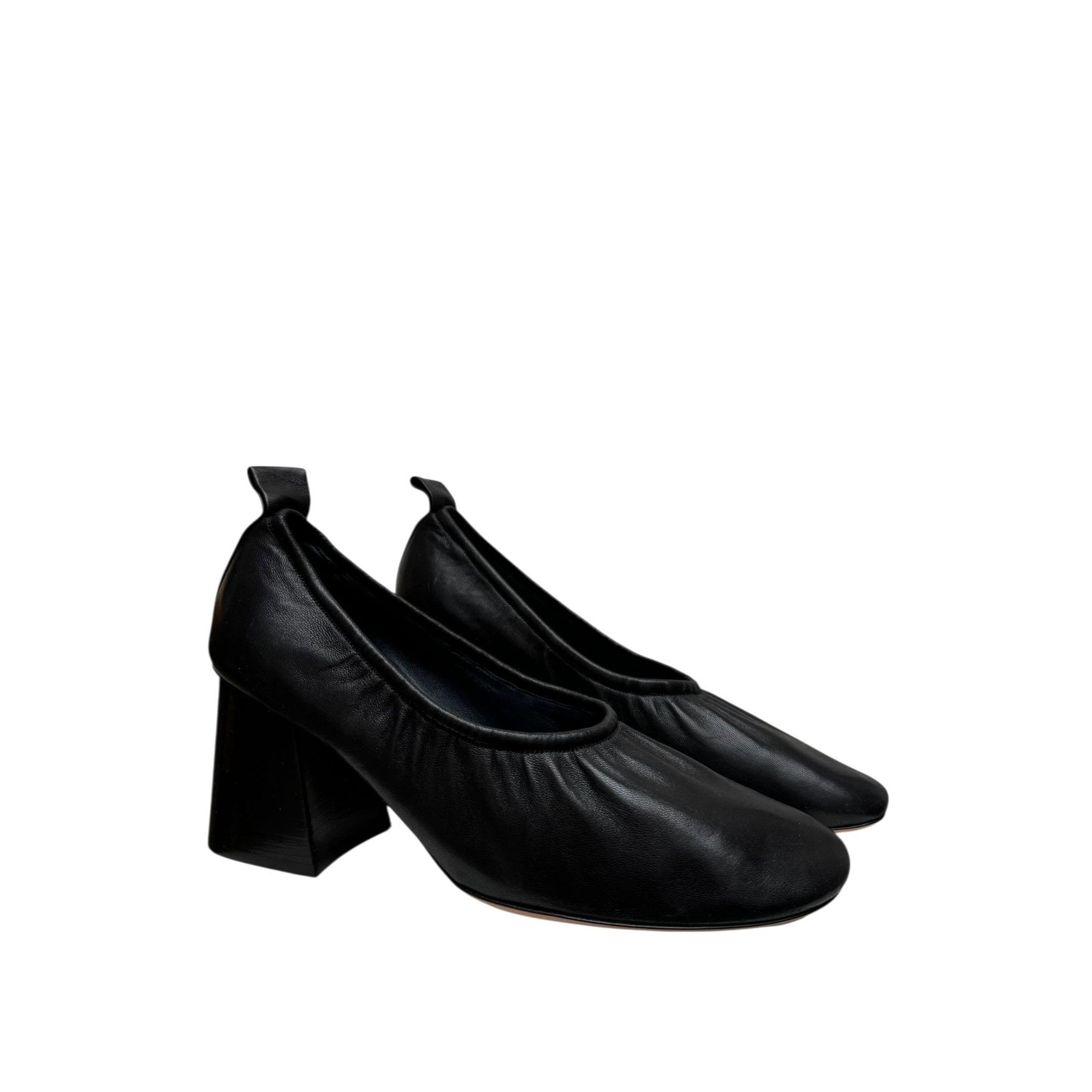 Celine Phoebe Philo Black Ballerina Heels Size US 10 / IT 40 - 1 Thumbnail