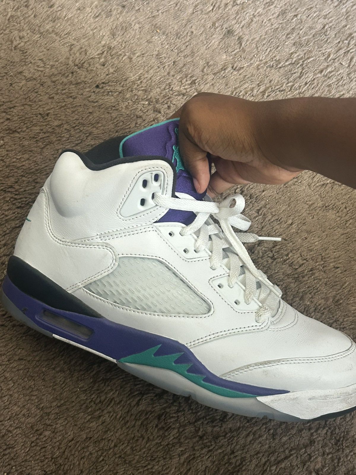 Jordan Brand Jordan 5 grape retro 2025 Size US 10 / EU 43 - 7 Thumbnail