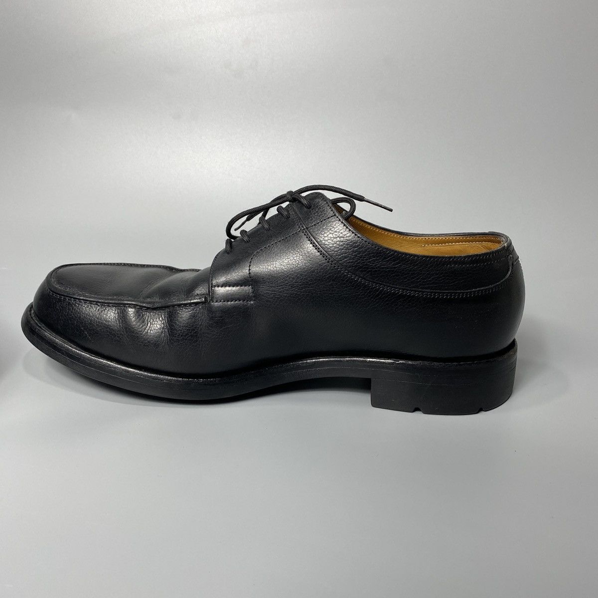 John Lobb Derby Barros Black Leather Shoes Size US 8.5 / EU 41-42 - 9 Thumbnail